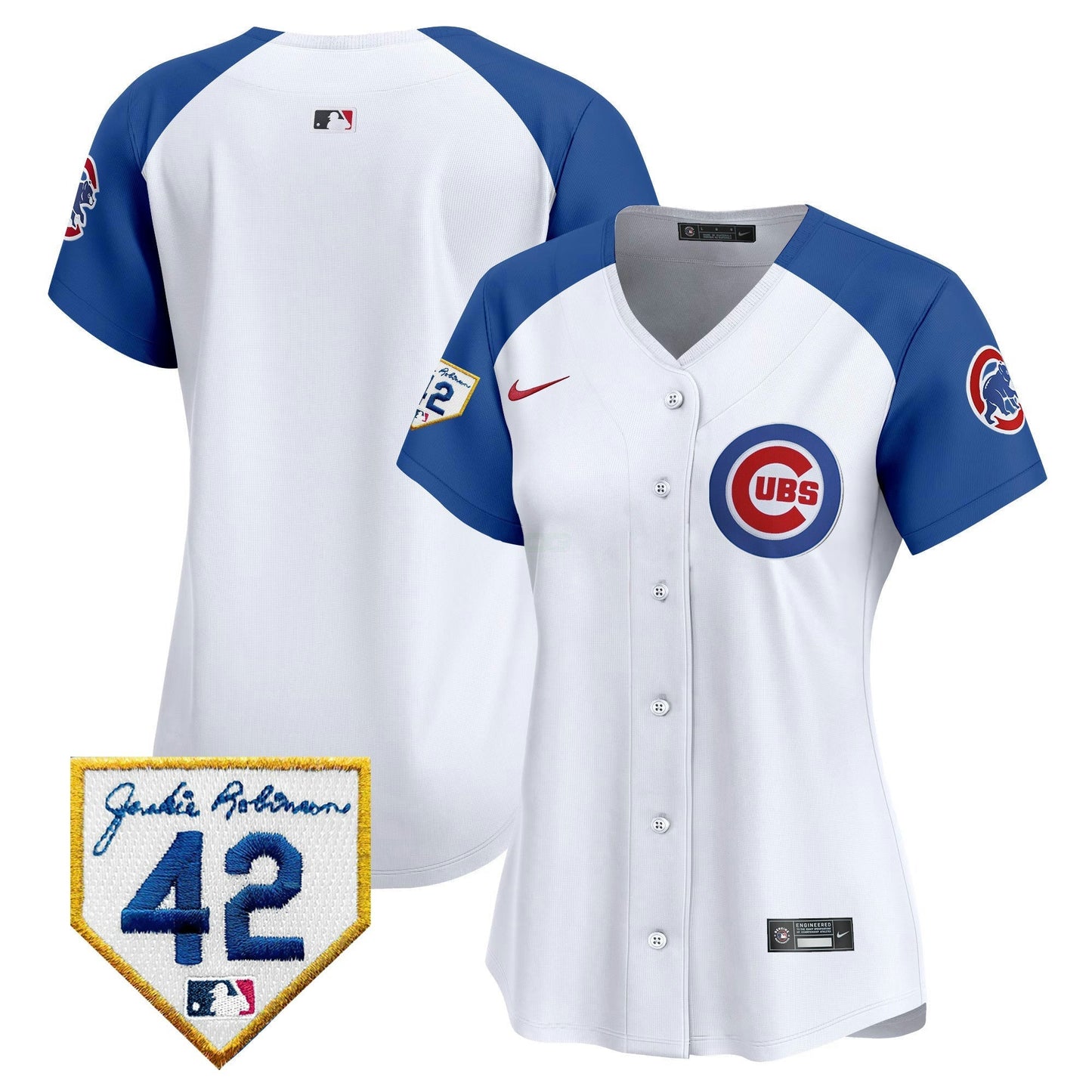 Camisa MLB Women’s Chicago Jackie Robinson Patch Vapor Premier Limited Jersey V2
