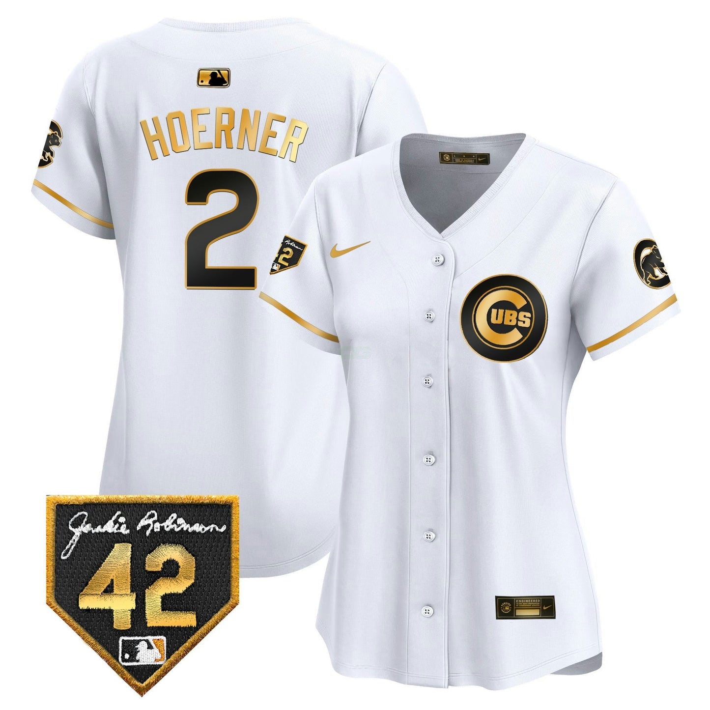 Camisa MLB Women’s Chicago Jackie Robinson Patch Vapor Premier Limited Jersey V2