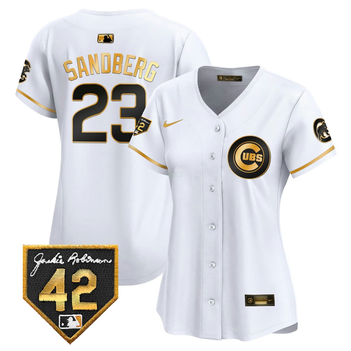 Camisa MLB Women’s Chicago Jackie Robinson Patch Vapor Premier Limited Jersey V2