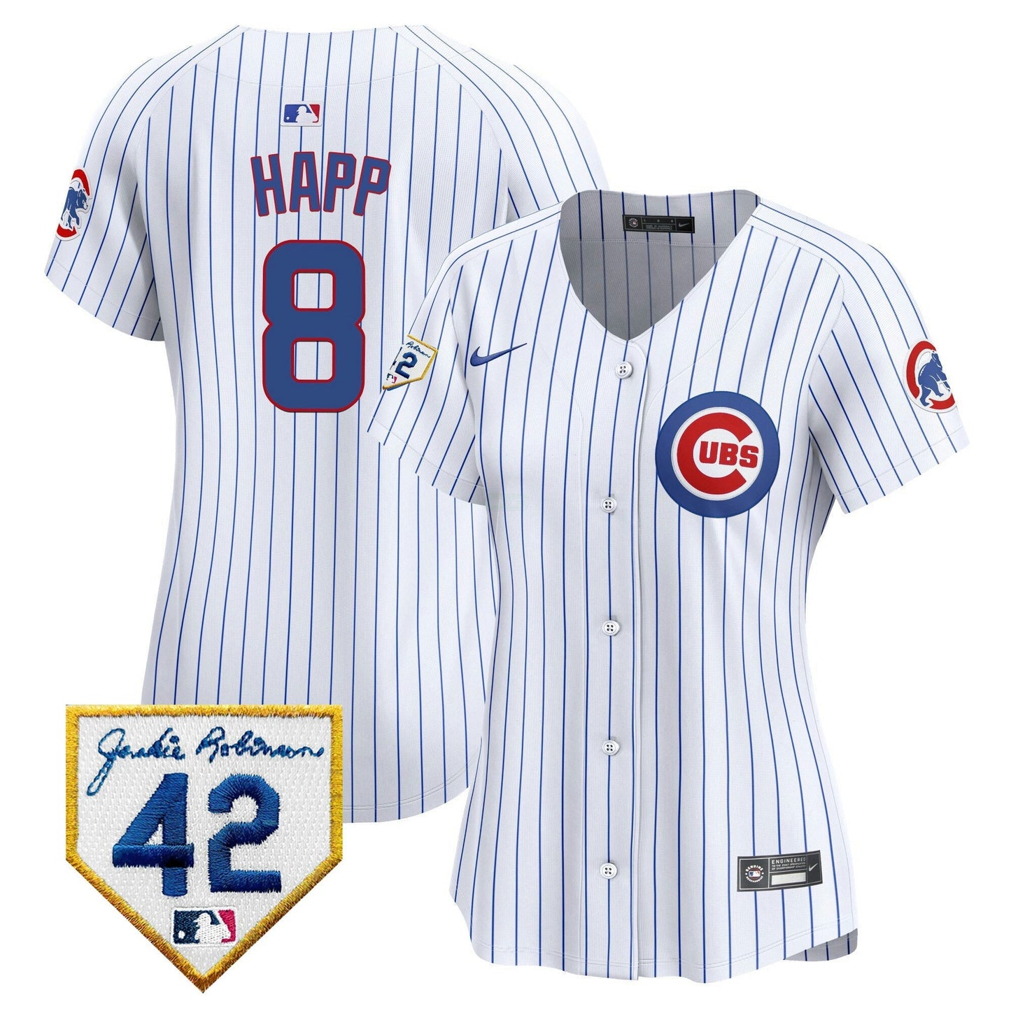 Camisa MLB Women’s Chicago Jackie Robinson Patch Vapor Premier Limited Jersey V2