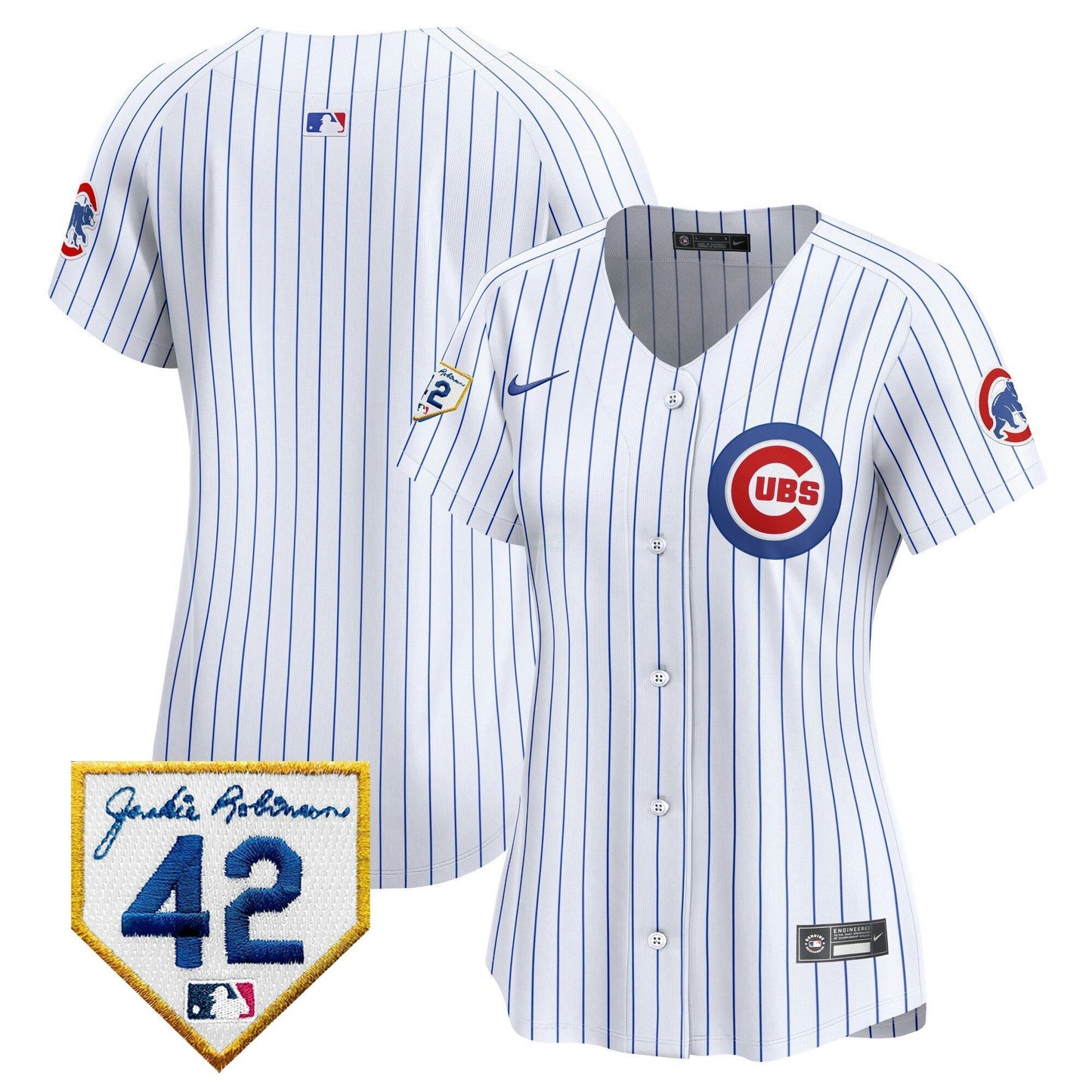 Camisa MLB Women’s Chicago Jackie Robinson Patch Vapor Premier Limited Jersey V2