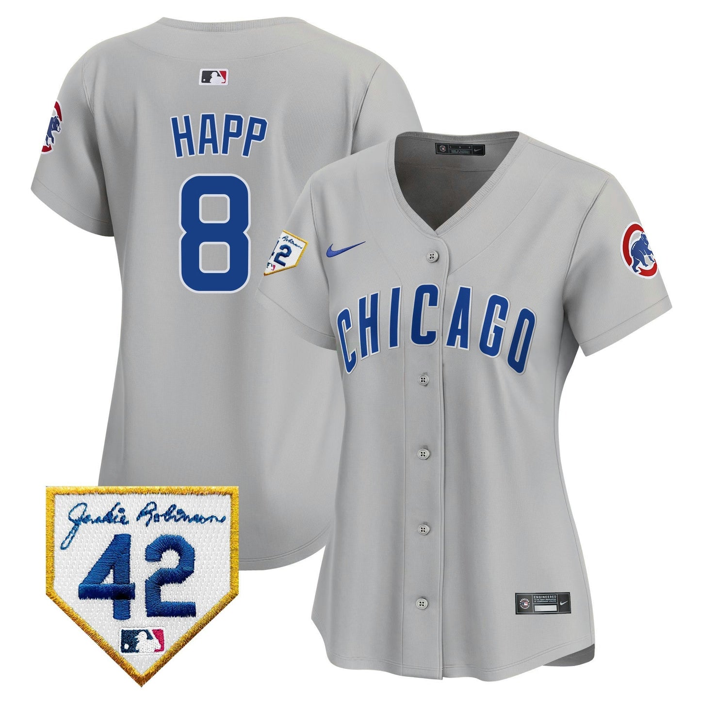 Camisa MLB Women’s Chicago Jackie Robinson Patch Vapor Premier Limited Jersey V2