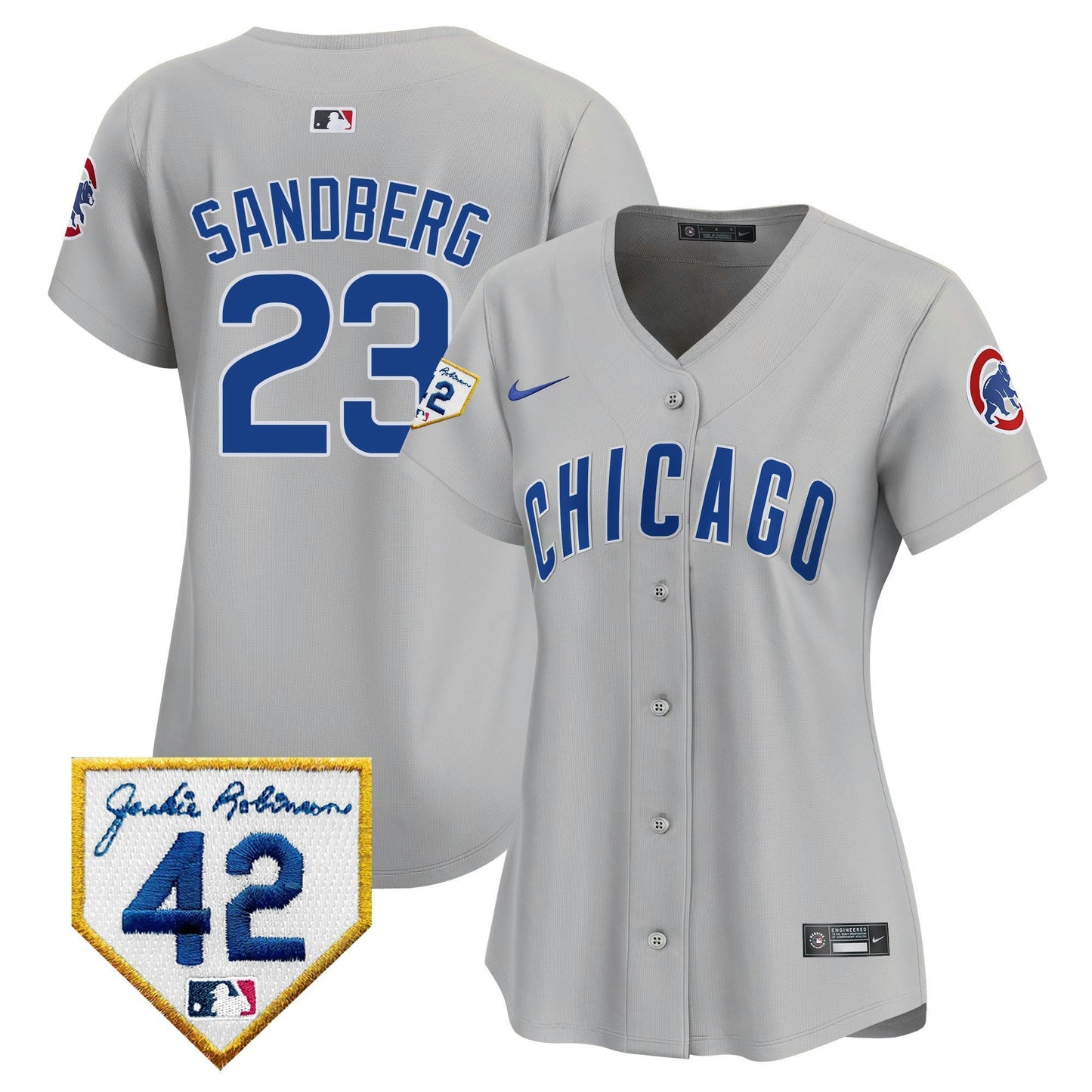 Camisa MLB Women’s Chicago Jackie Robinson Patch Vapor Premier Limited Jersey V2