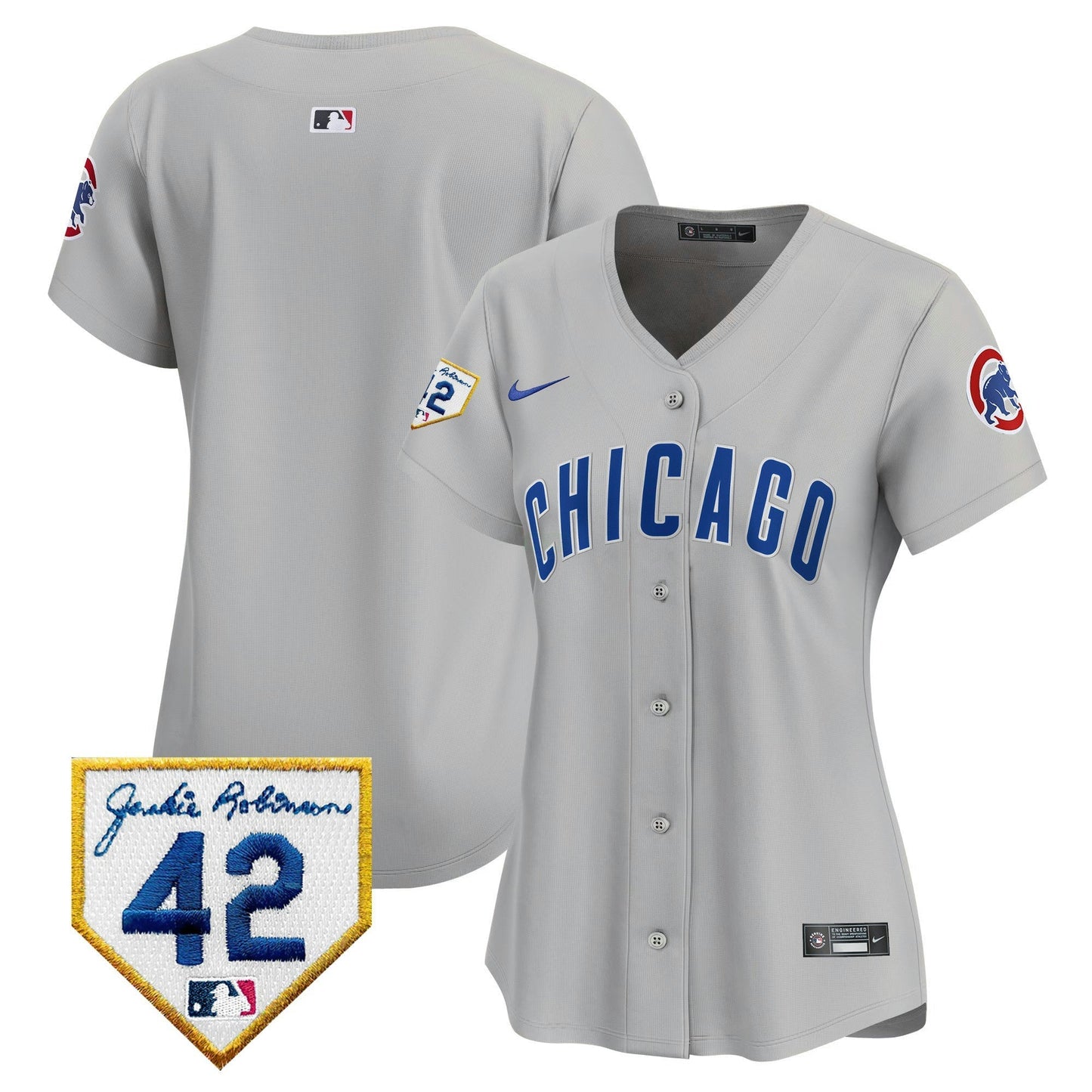 Camisa MLB Women’s Chicago Jackie Robinson Patch Vapor Premier Limited Jersey V2