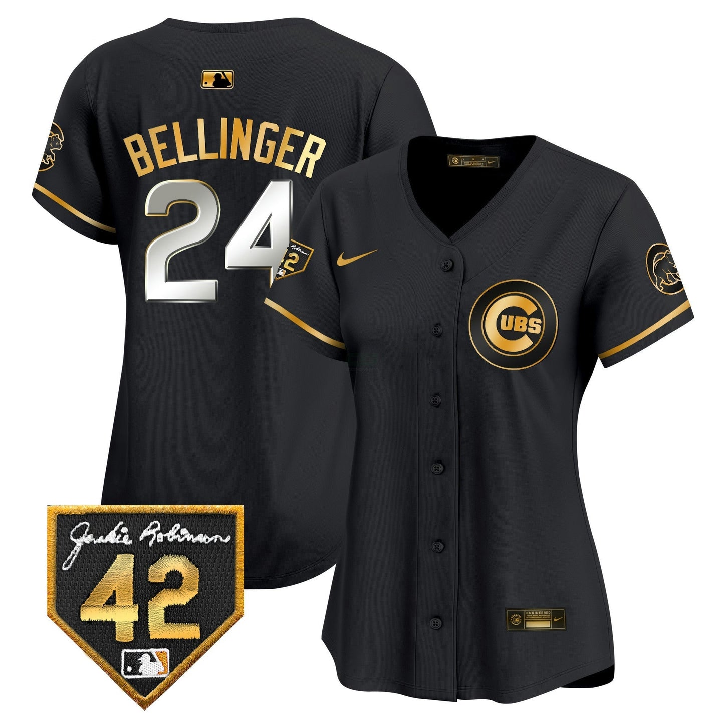Camisa MLB Women’s Chicago Jackie Robinson Patch Vapor Premier Limited Jersey V2