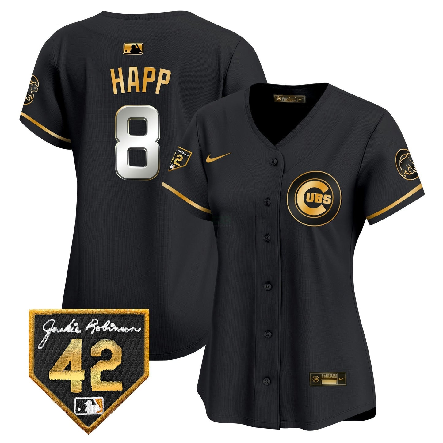 Camisa MLB Women’s Chicago Jackie Robinson Patch Vapor Premier Limited Jersey V2
