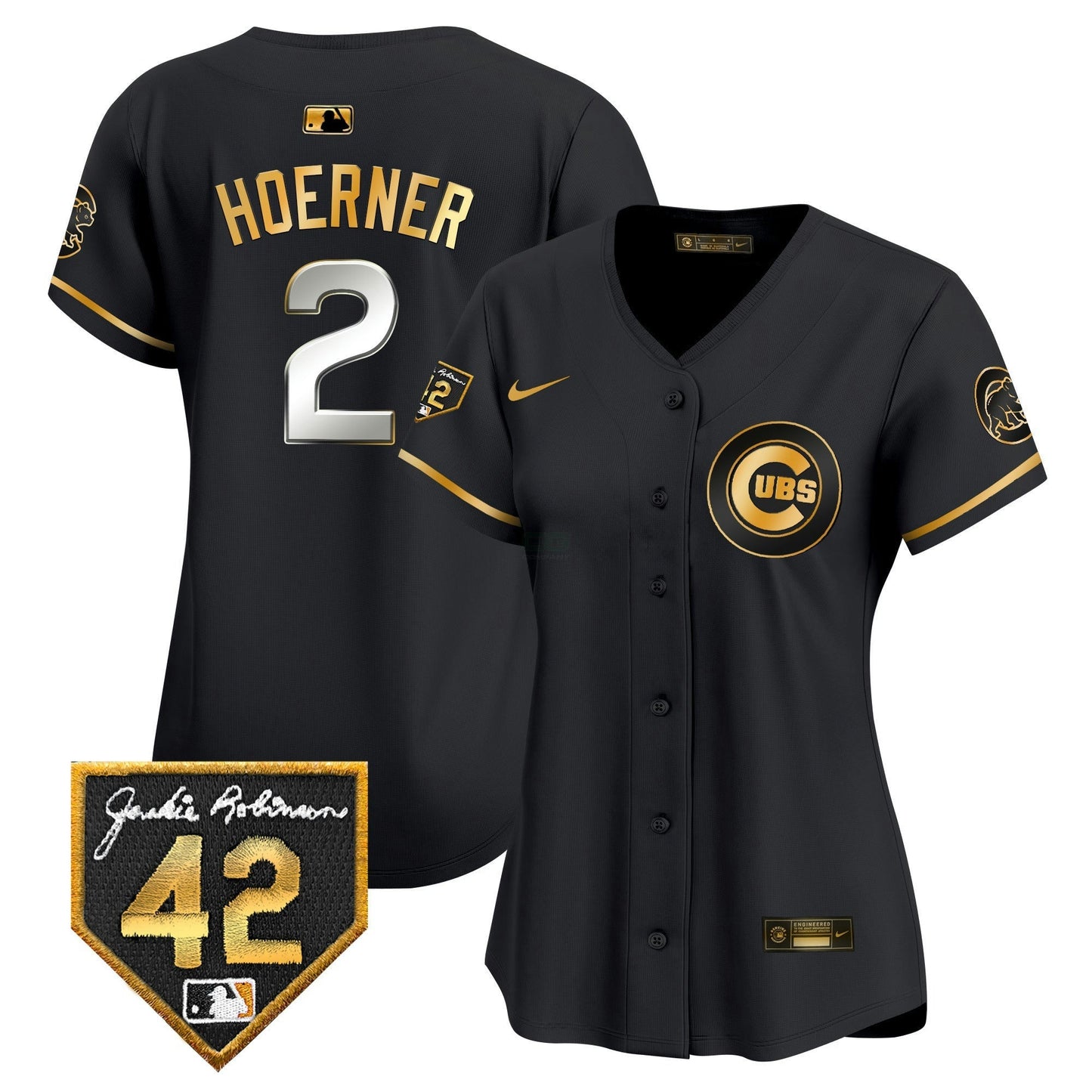 Camisa MLB Women’s Chicago Jackie Robinson Patch Vapor Premier Limited Jersey V2