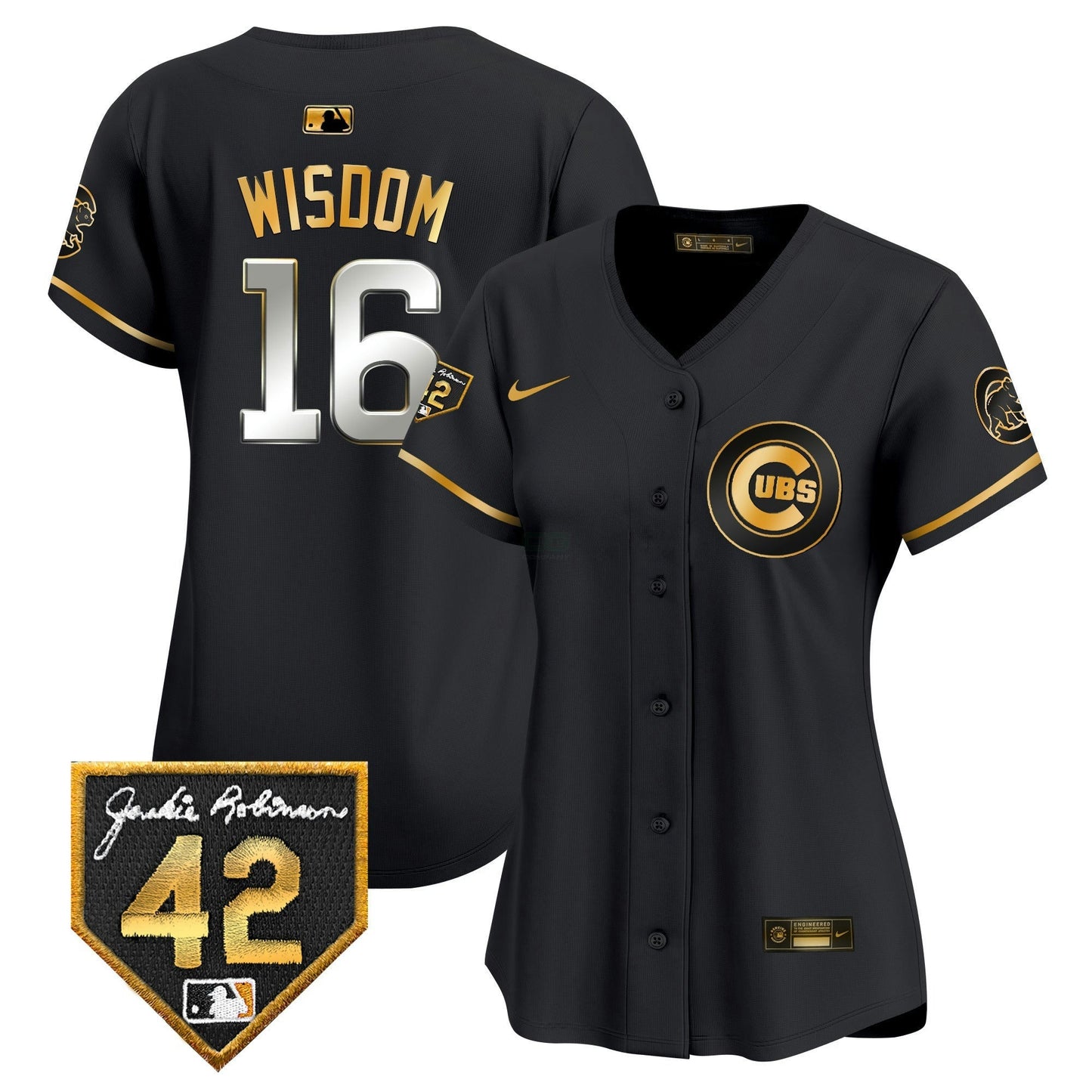 Camisa MLB Women’s Chicago Jackie Robinson Patch Vapor Premier Limited Jersey V2