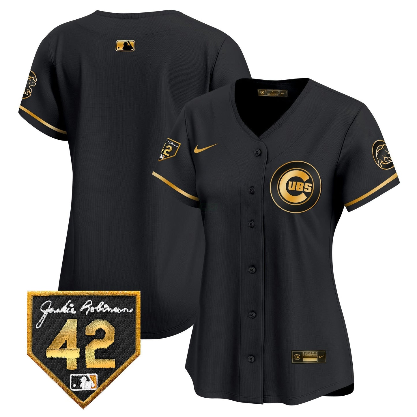 Camisa MLB Women’s Chicago Jackie Robinson Patch Vapor Premier Limited Jersey V2