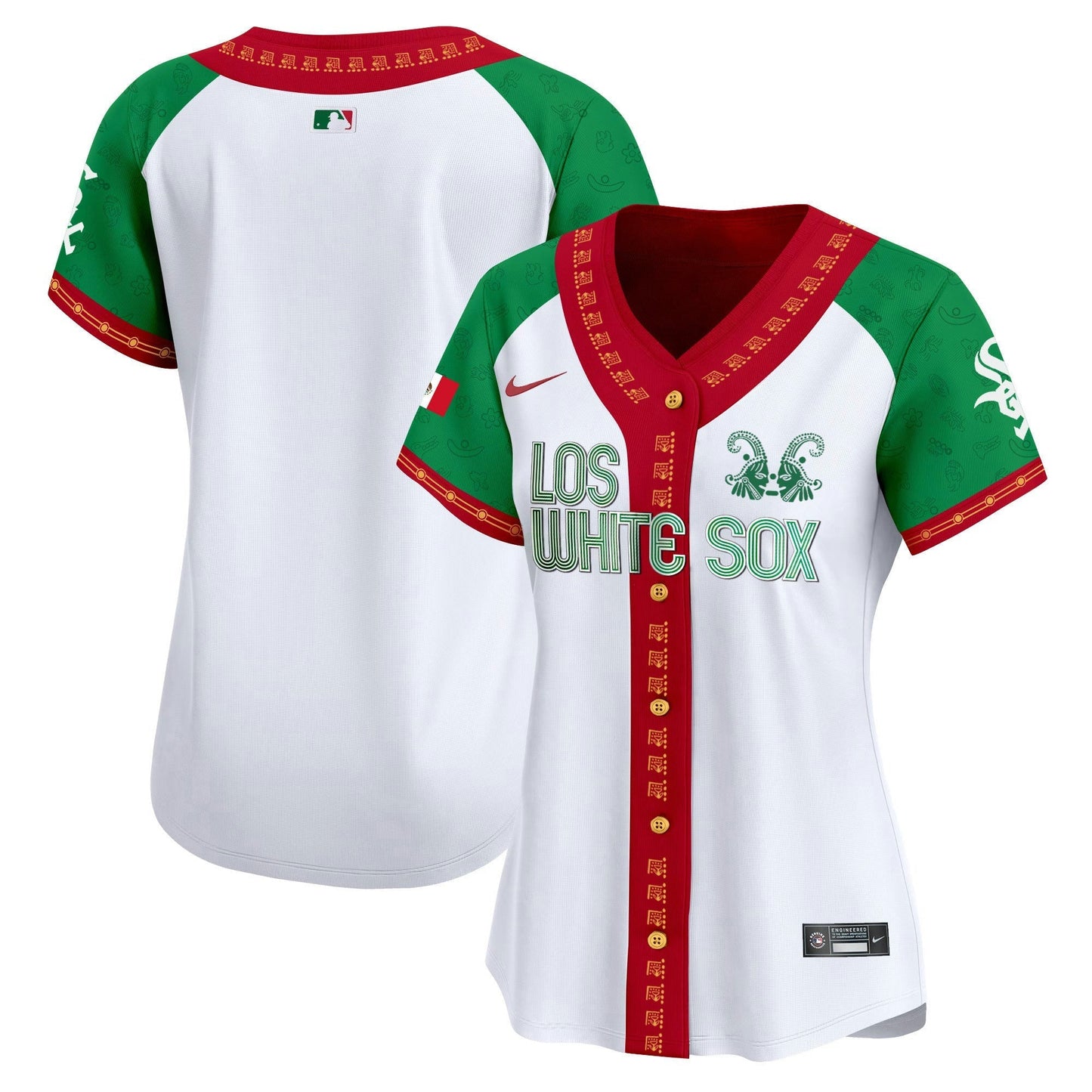 Camisa MLB Chicago White Sox Women’s Chicago Mexico Vapor Premier Limited Jersey