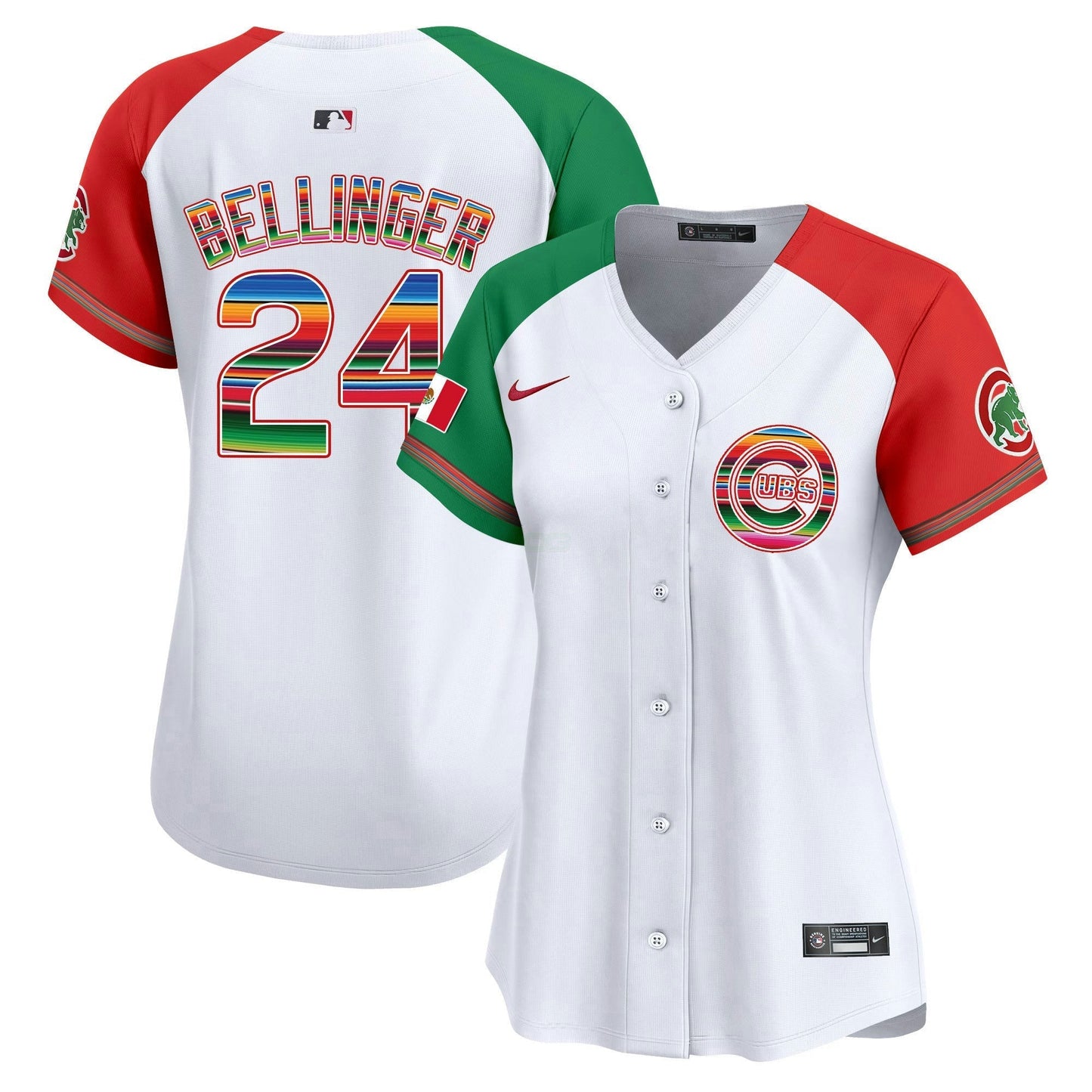 Camisa MLB Chicago Cubs Women’s Chicago Mexico Vapor Premier Limited Jersey