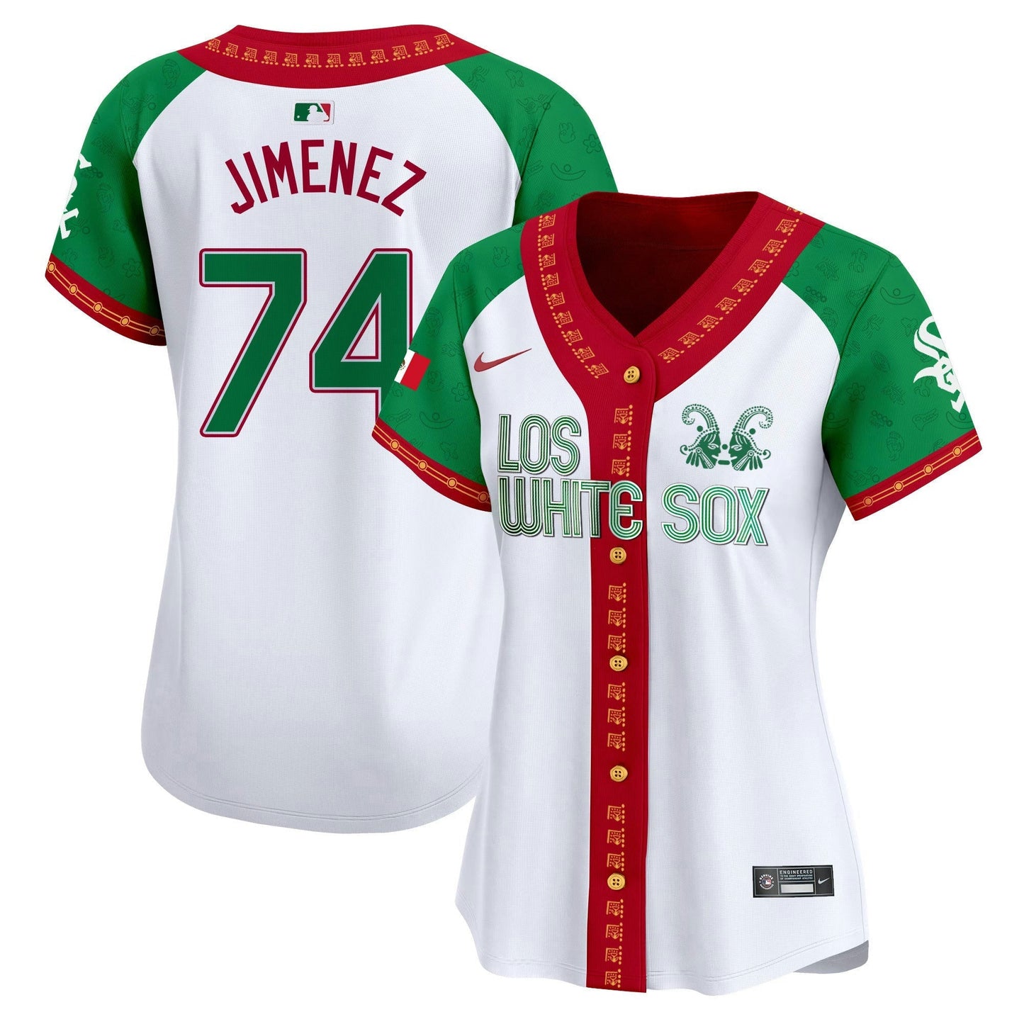 Camisa MLB Chicago White Sox Women’s Chicago Mexico Vapor Premier Limited Jersey