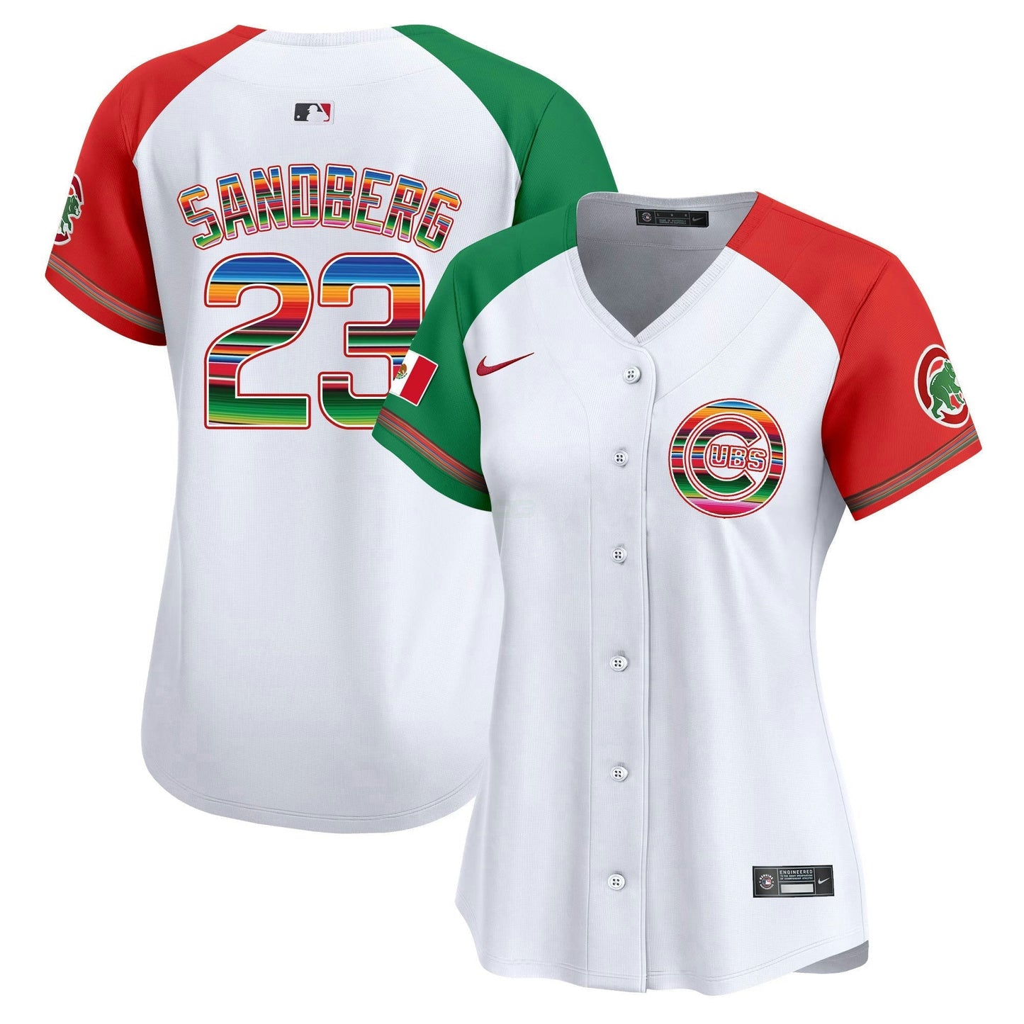 Camisa MLB Chicago Cubs Women’s Chicago Mexico Vapor Premier Limited Jersey