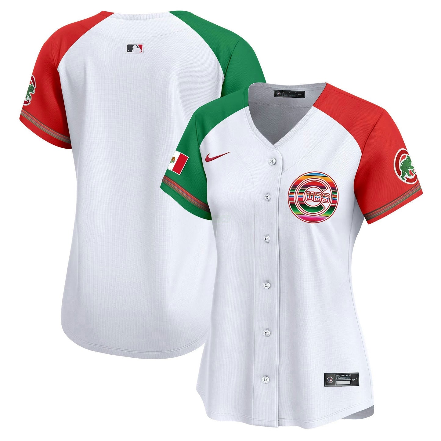 Camisa MLB Chicago Cubs Women’s Chicago Mexico Vapor Premier Limited Jersey
