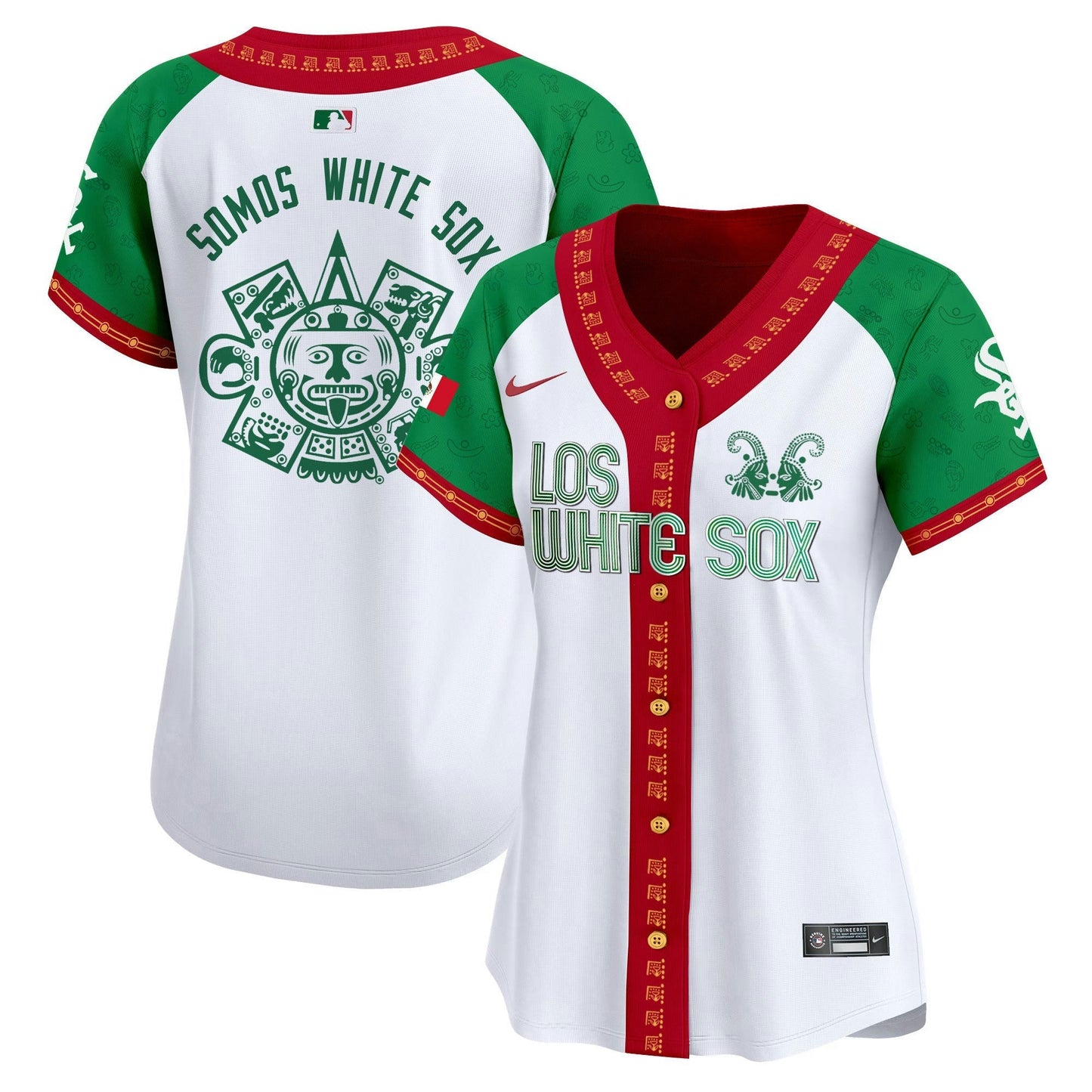 Camisa MLB Chicago White Sox Women’s Chicago Mexico Vapor Premier Limited Jersey
