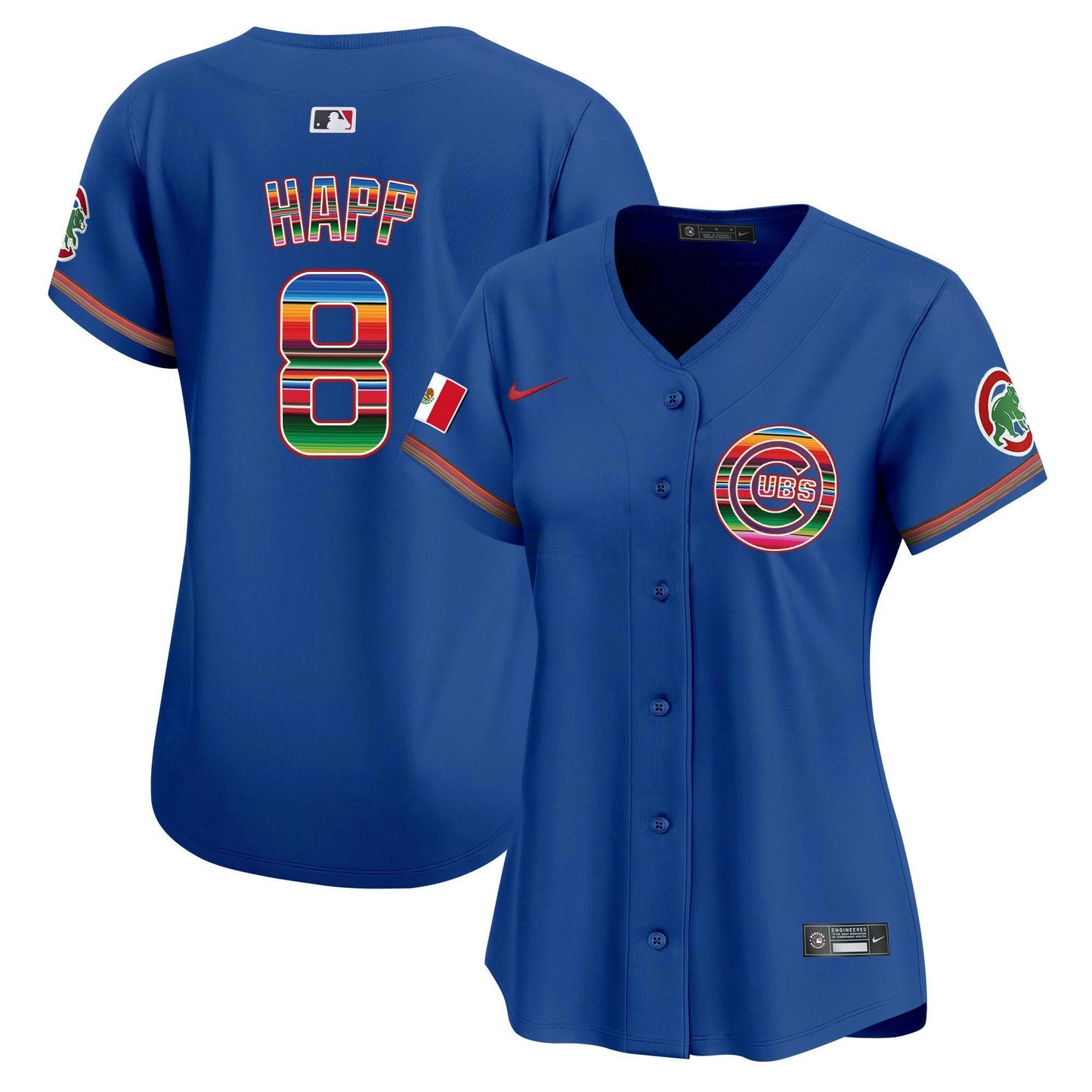 Camisa MLB Chicago Cubs Women’s Chicago Mexico Vapor Premier Limited Jersey
