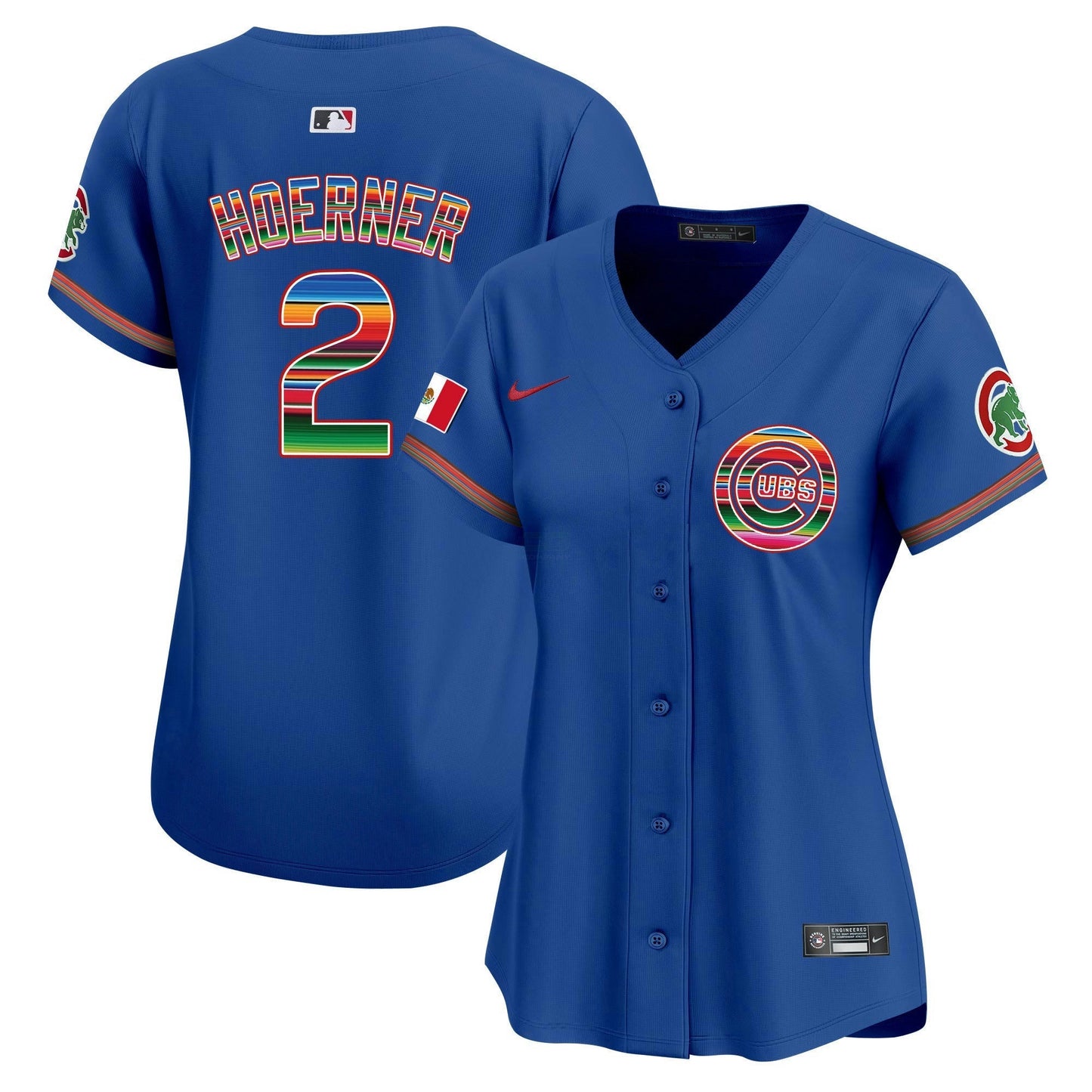 Camisa MLB Chicago Cubs Women’s Chicago Mexico Vapor Premier Limited Jersey