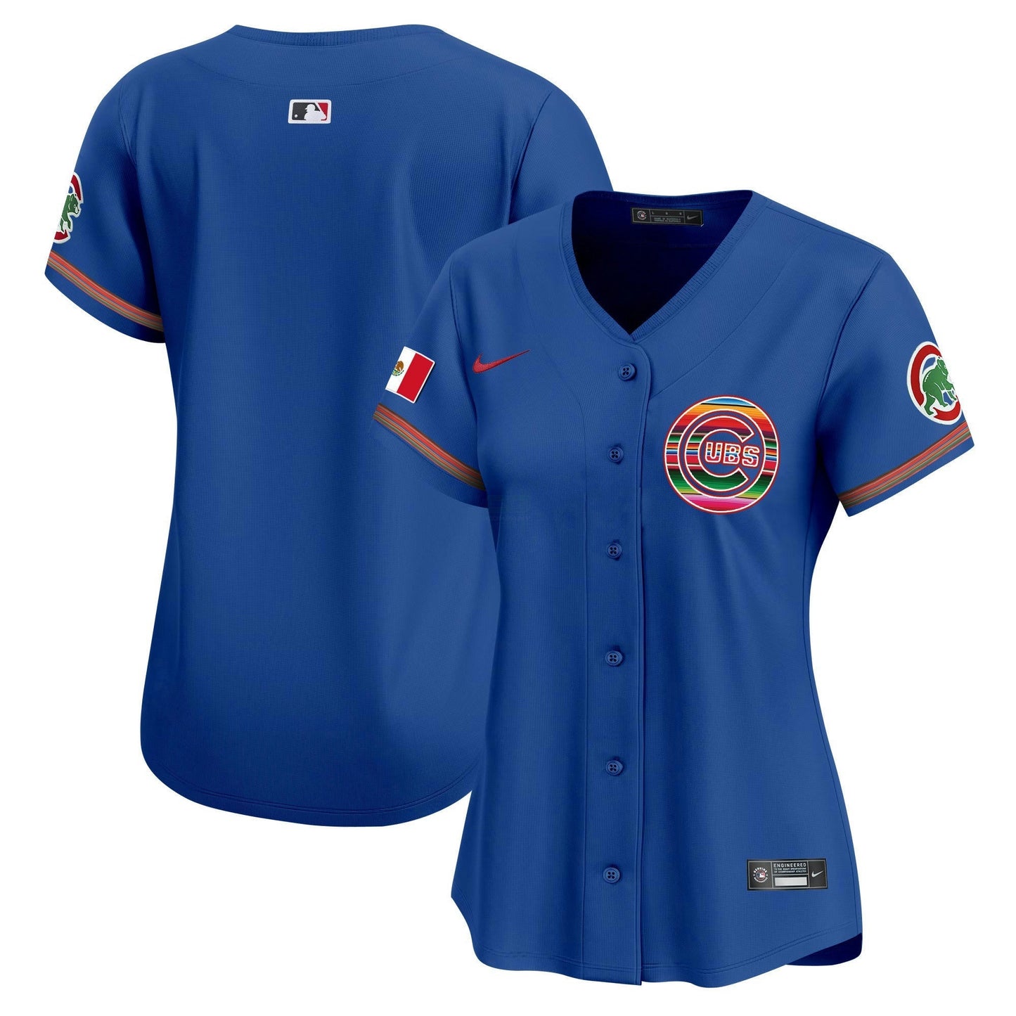 Camisa MLB Chicago Cubs Women’s Chicago Mexico Vapor Premier Limited Jersey