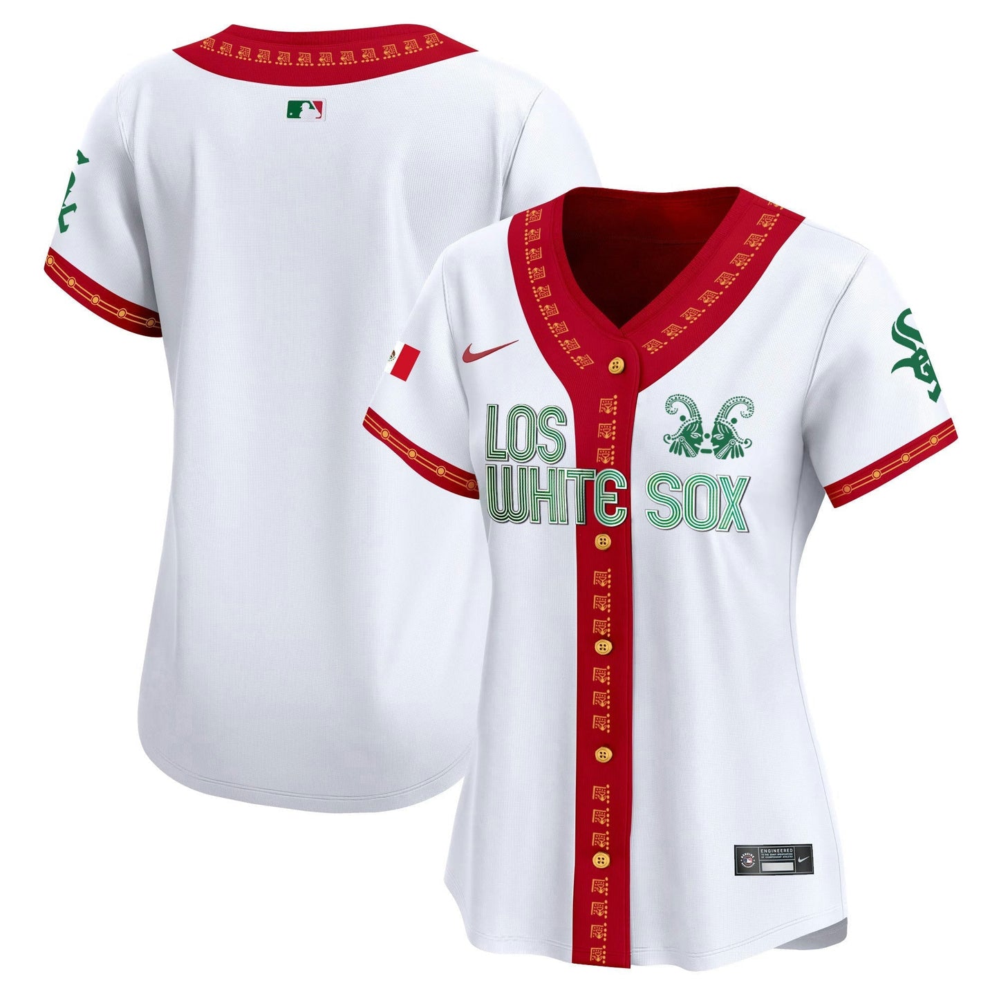 Camisa MLB Chicago White Sox Women’s Chicago Mexico Vapor Premier Limited Jersey