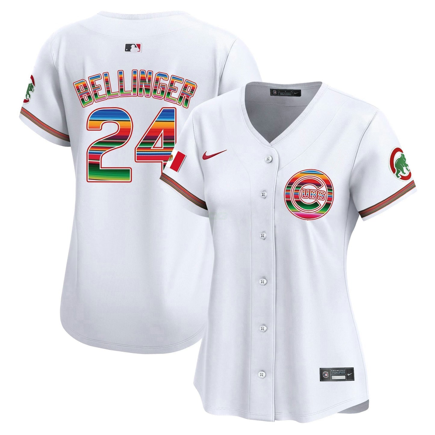 Camisa MLB Chicago Cubs Women’s Chicago Mexico Vapor Premier Limited Jersey