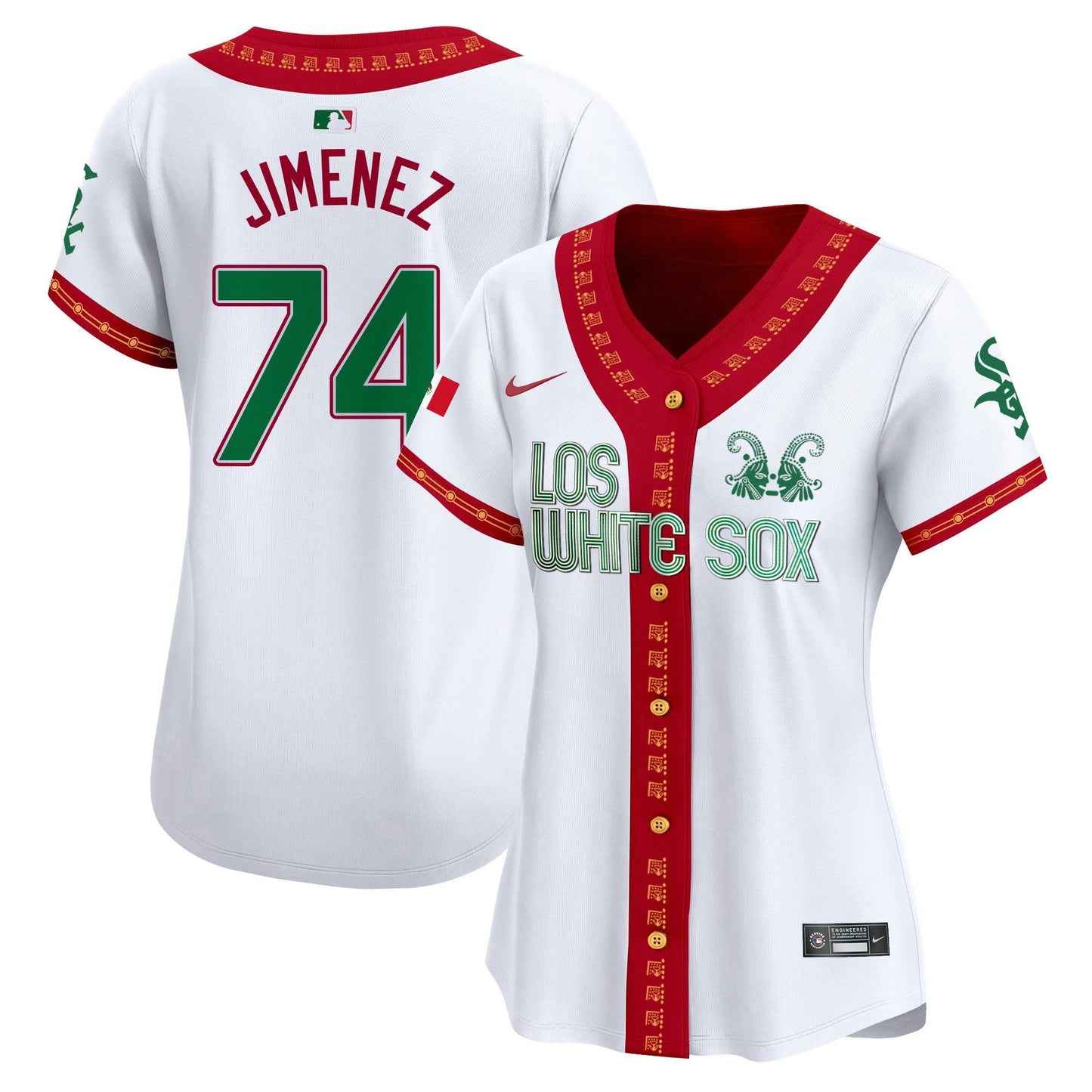 Camisa MLB Chicago White Sox Women’s Chicago Mexico Vapor Premier Limited Jersey