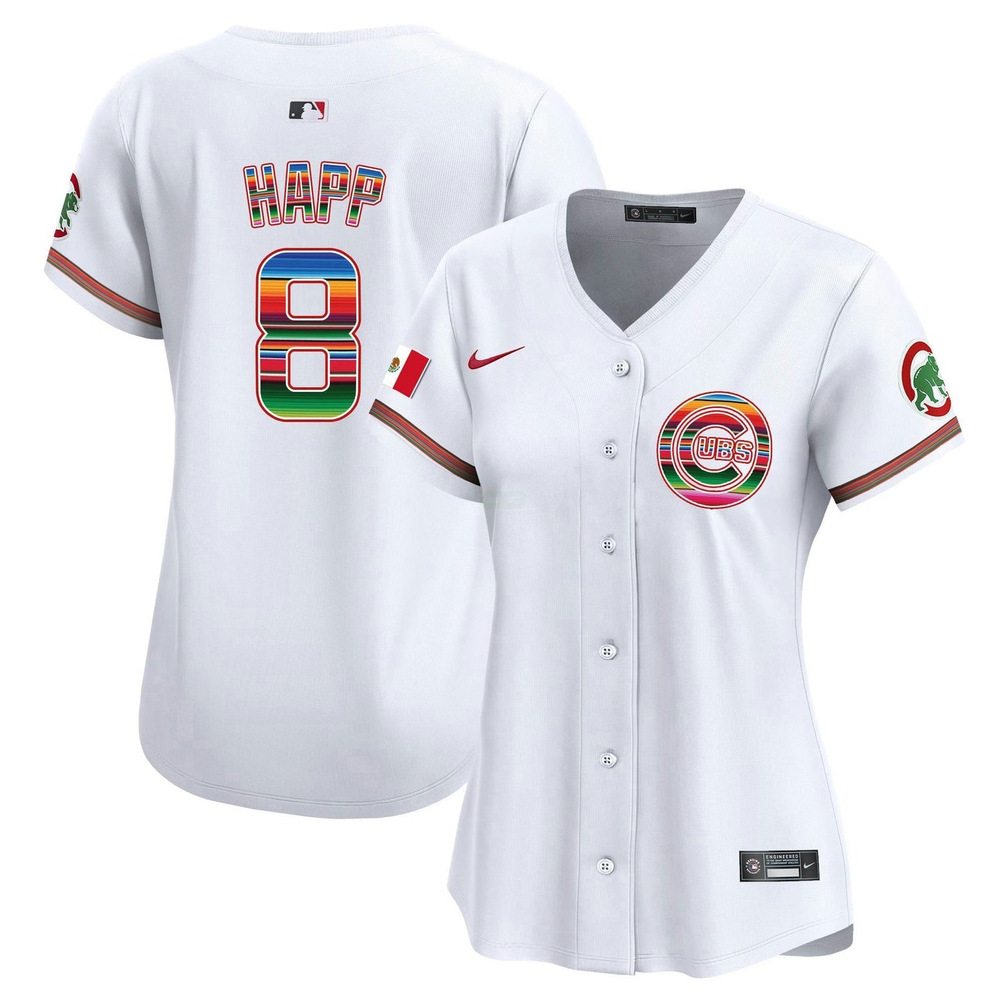 Camisa MLB Chicago Cubs Women’s Chicago Mexico Vapor Premier Limited Jersey