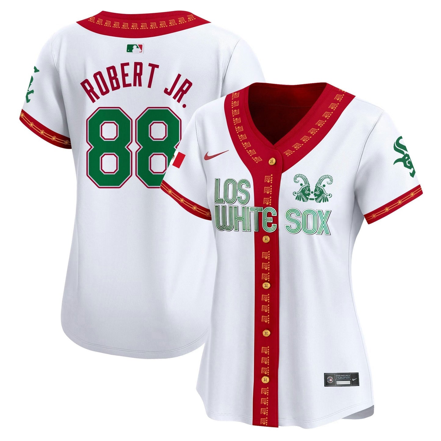 Camisa MLB Chicago White Sox Women’s Chicago Mexico Vapor Premier Limited Jersey