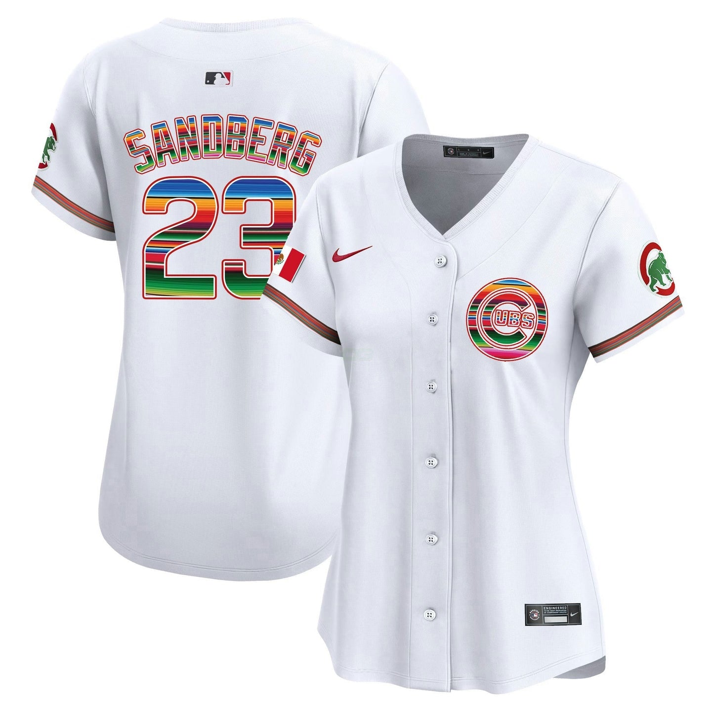 Camisa MLB Chicago Cubs Women’s Chicago Mexico Vapor Premier Limited Jersey