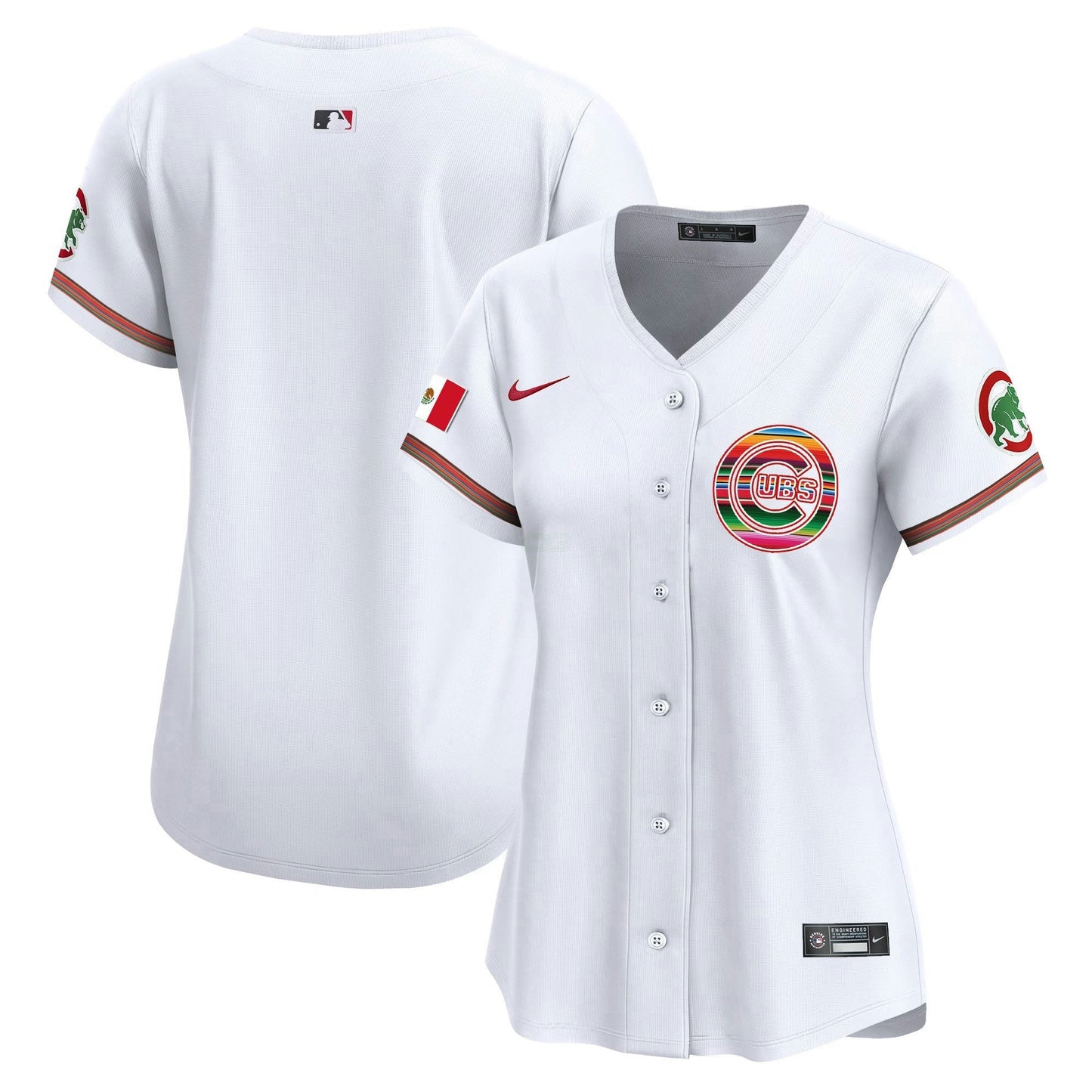 Camisa MLB Chicago Cubs Women’s Chicago Mexico Vapor Premier Limited Jersey