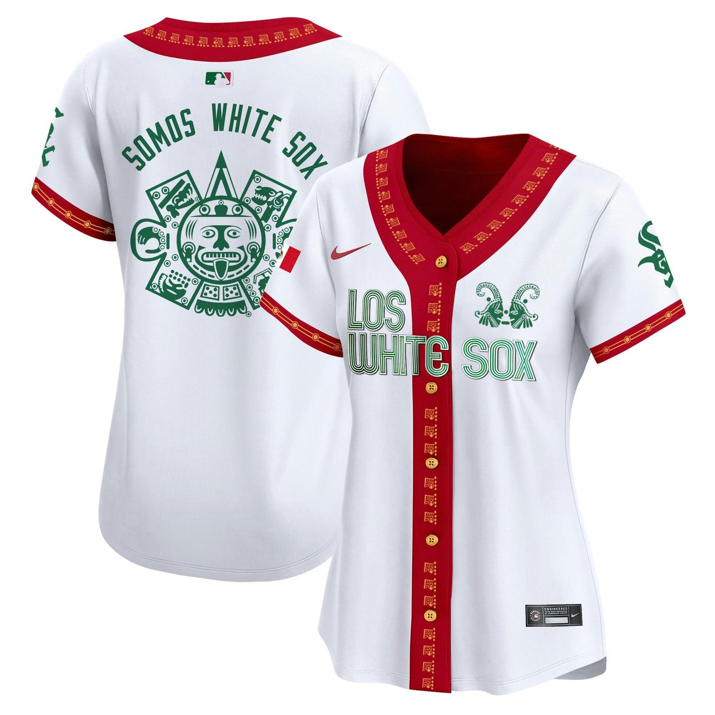 Camisa MLB Chicago White Sox Women’s Chicago Mexico Vapor Premier Limited Jersey