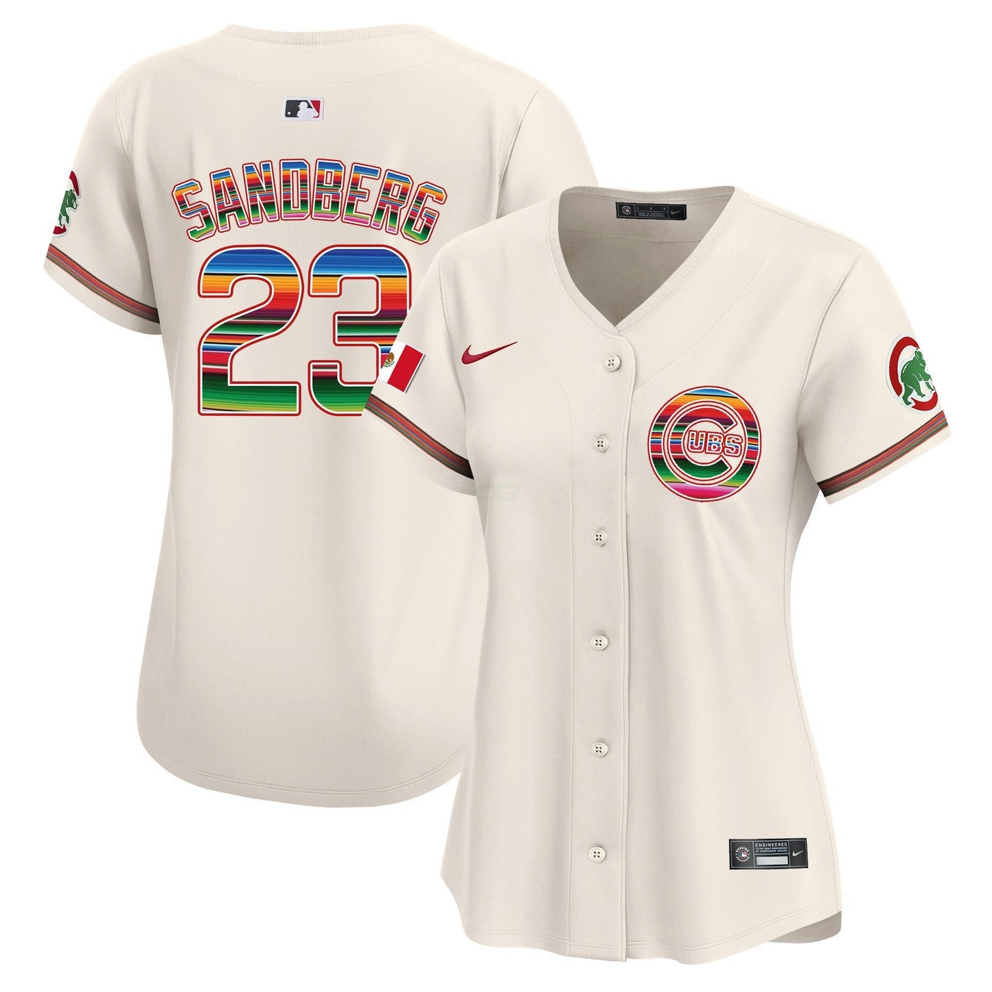 Camisa MLB Chicago Cubs Women’s Chicago Mexico Vapor Premier Limited Jersey