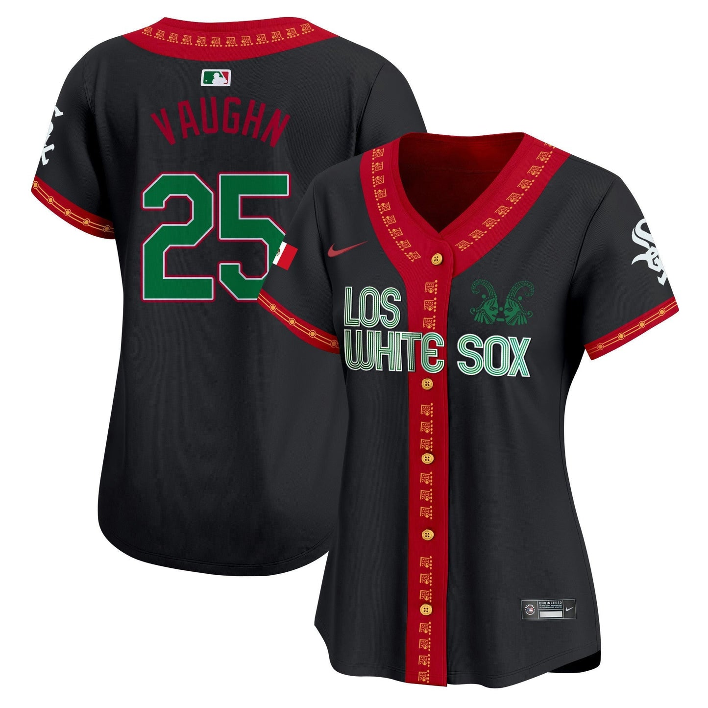 Camisa MLB Chicago White Sox Women’s Chicago Mexico Vapor Premier Limited Jersey