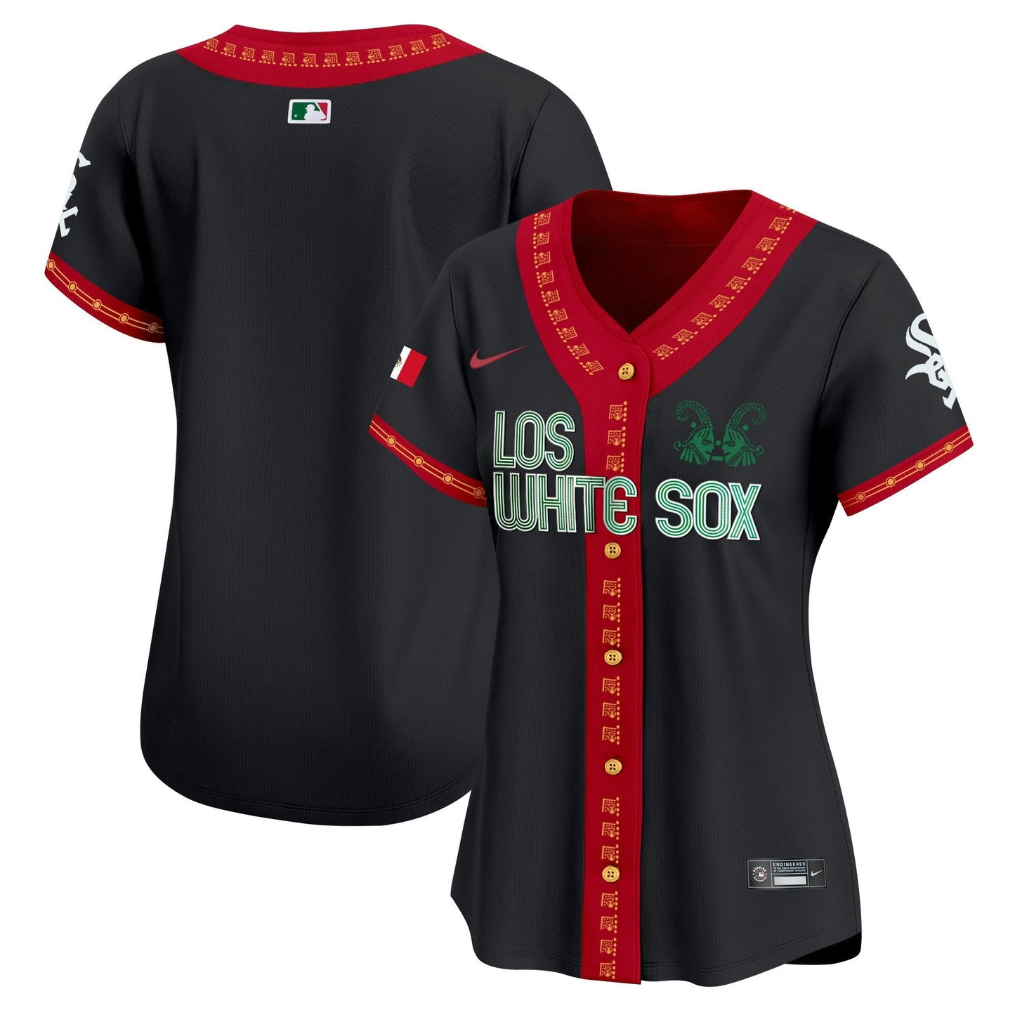 Camisa MLB Chicago White Sox Women’s Chicago Mexico Vapor Premier Limited Jersey