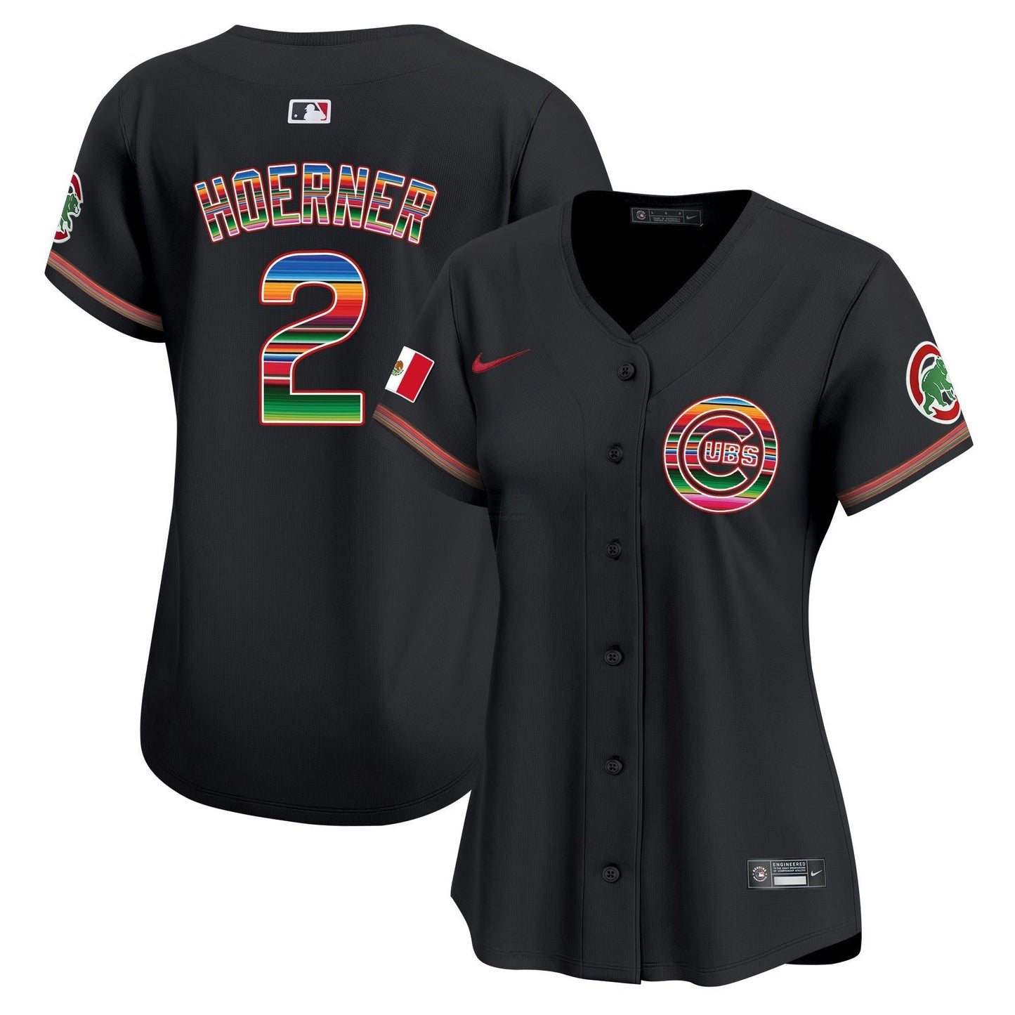 Camisa MLB Chicago Cubs Women’s Chicago Mexico Vapor Premier Limited Jersey