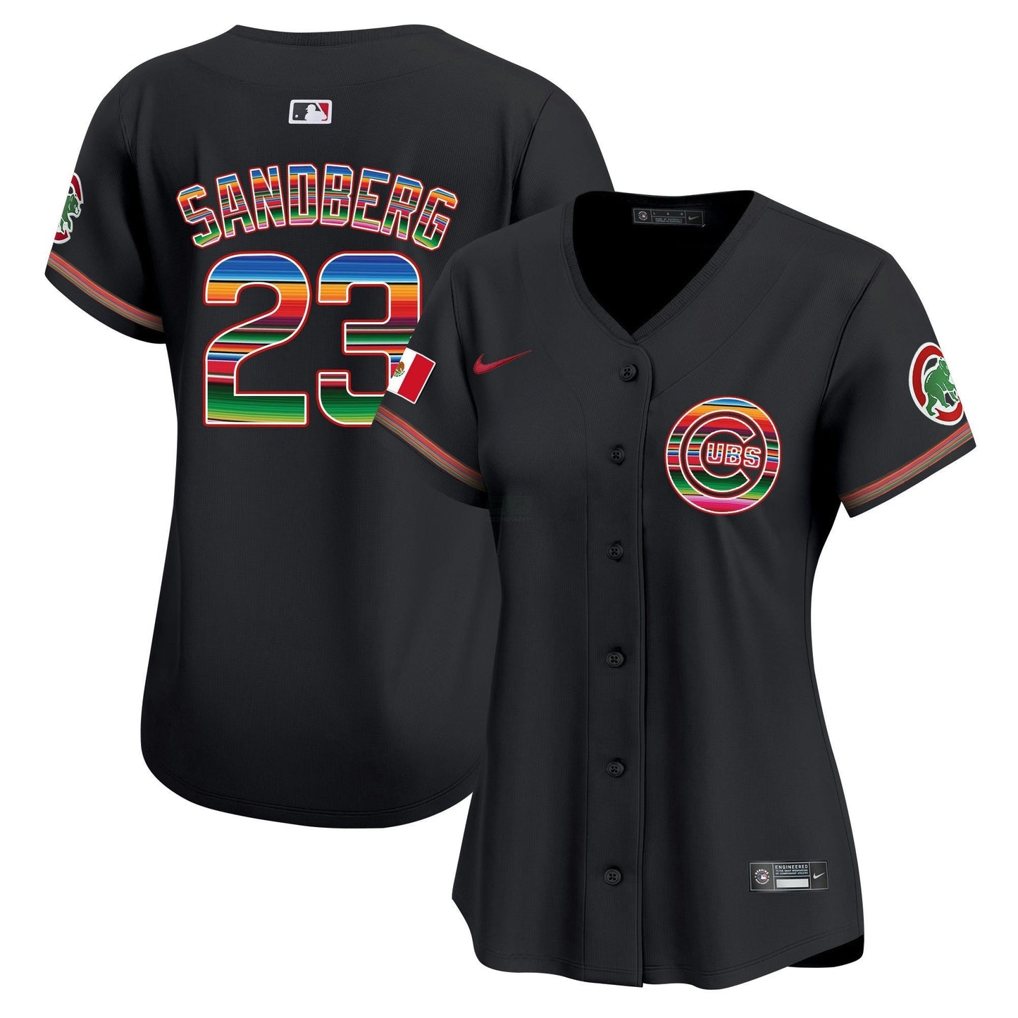 Camisa MLB Chicago Cubs Women’s Chicago Mexico Vapor Premier Limited Jersey