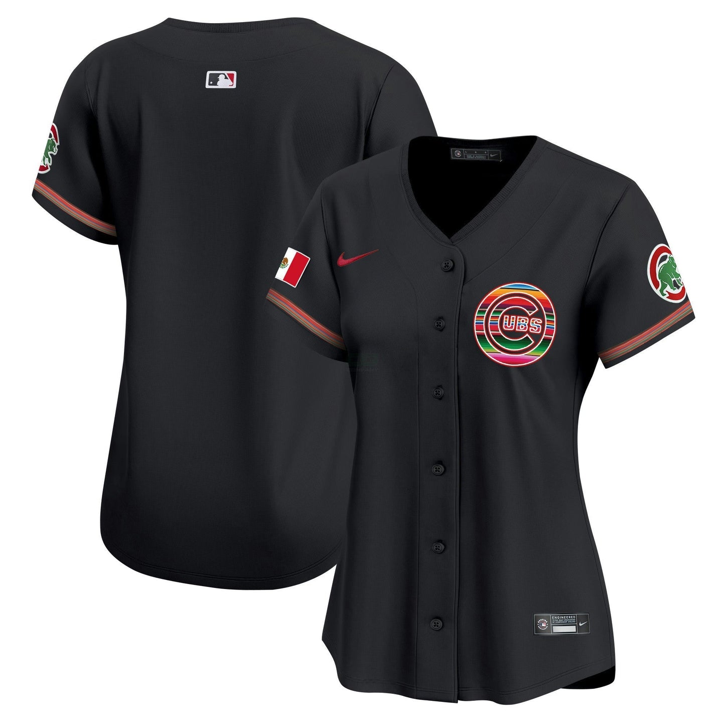 Camisa MLB Chicago Cubs Women’s Chicago Mexico Vapor Premier Limited Jersey