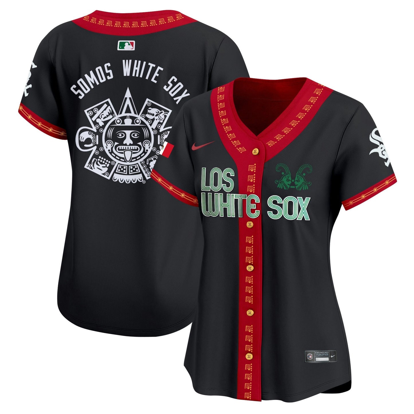 Camisa MLB Chicago White Sox Women’s Chicago Mexico Vapor Premier Limited Jersey
