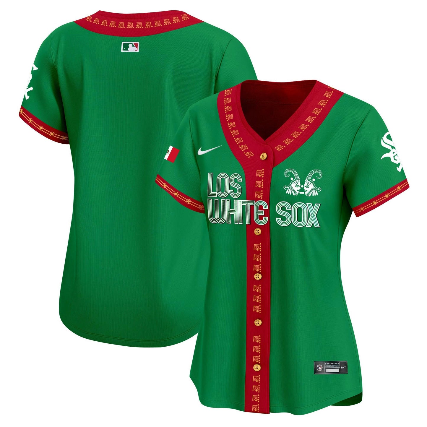 Camisa MLB Chicago White Sox Women’s Chicago Mexico Vapor Premier Limited Jersey