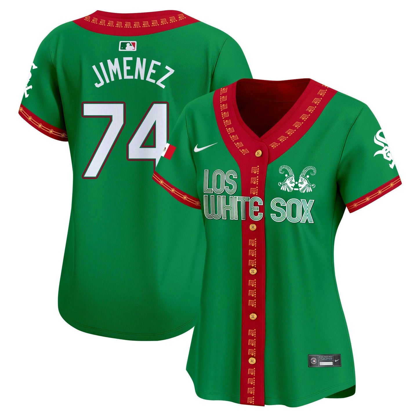 Camisa MLB Chicago White Sox Women’s Chicago Mexico Vapor Premier Limited Jersey