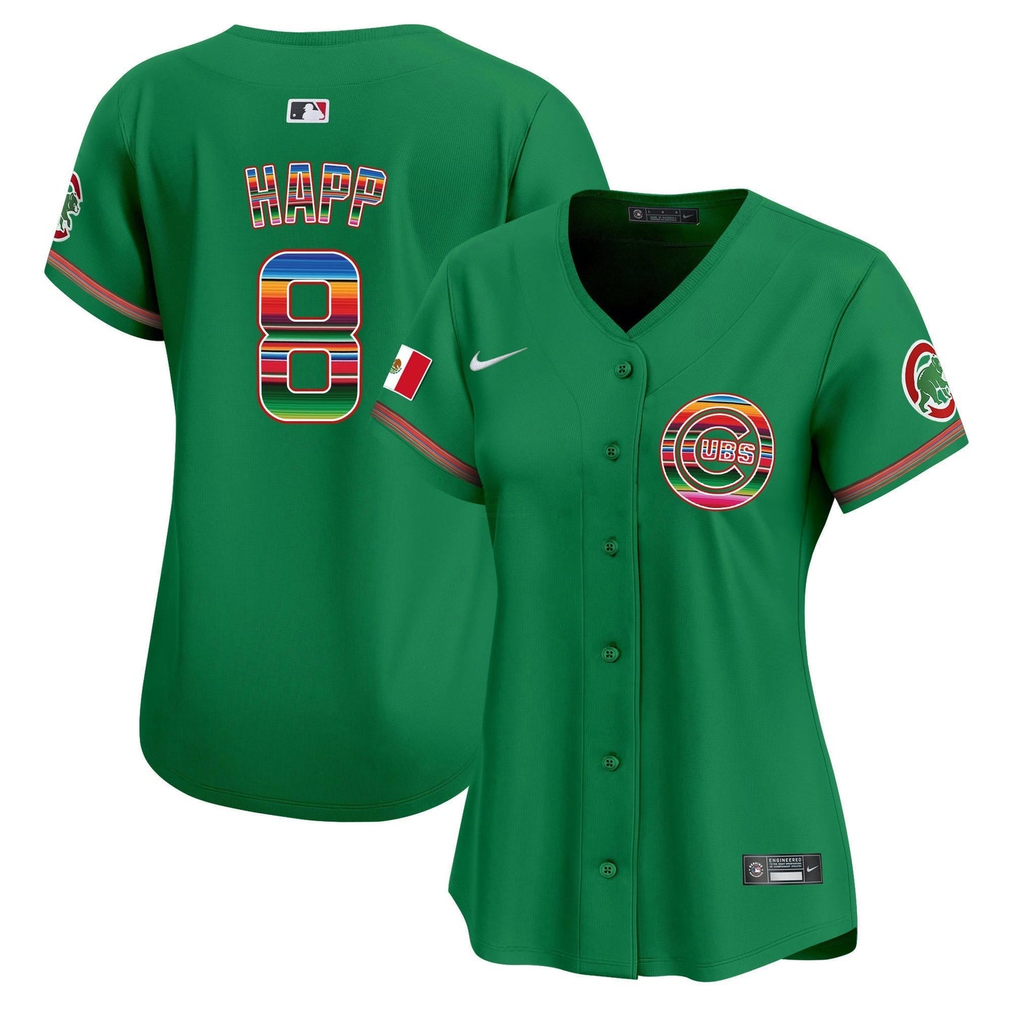 Camisa MLB Chicago Cubs Women’s Chicago Mexico Vapor Premier Limited Jersey
