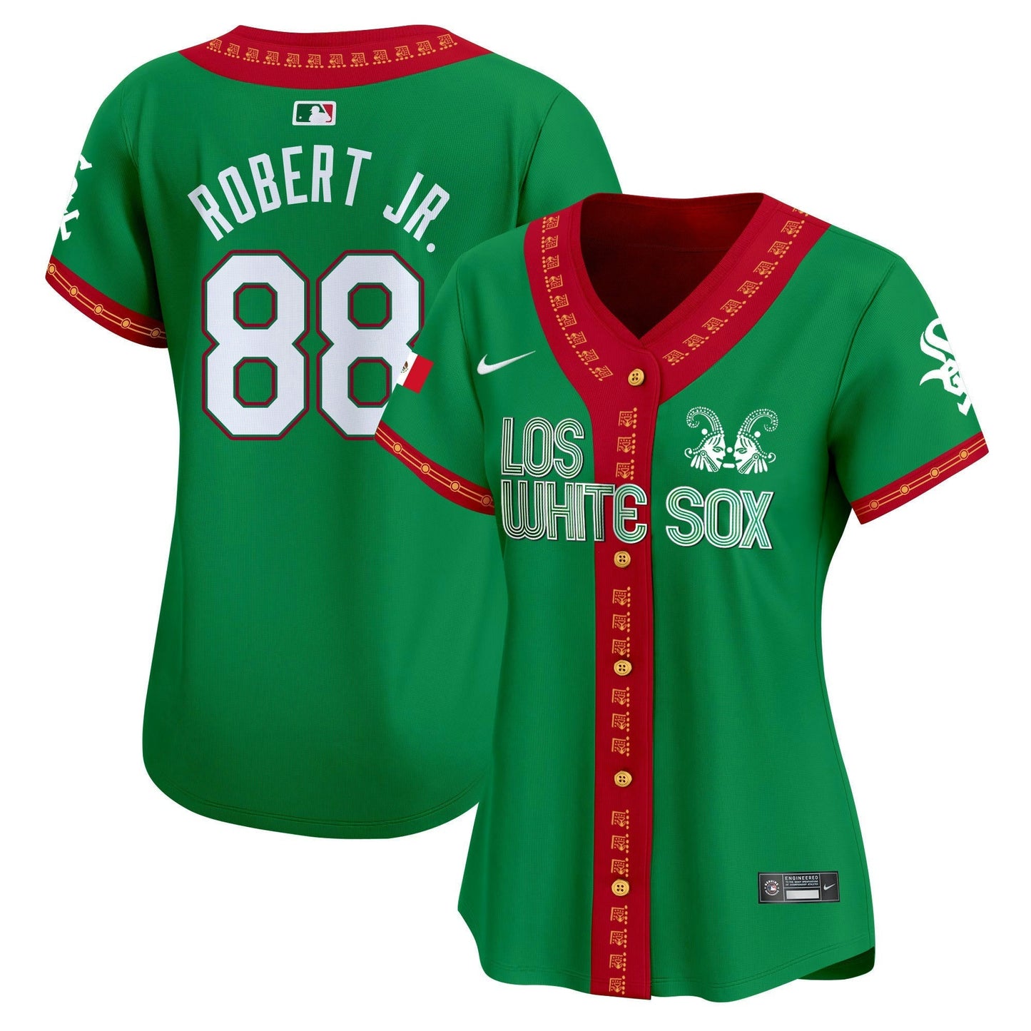 Camisa MLB Chicago White Sox Women’s Chicago Mexico Vapor Premier Limited Jersey