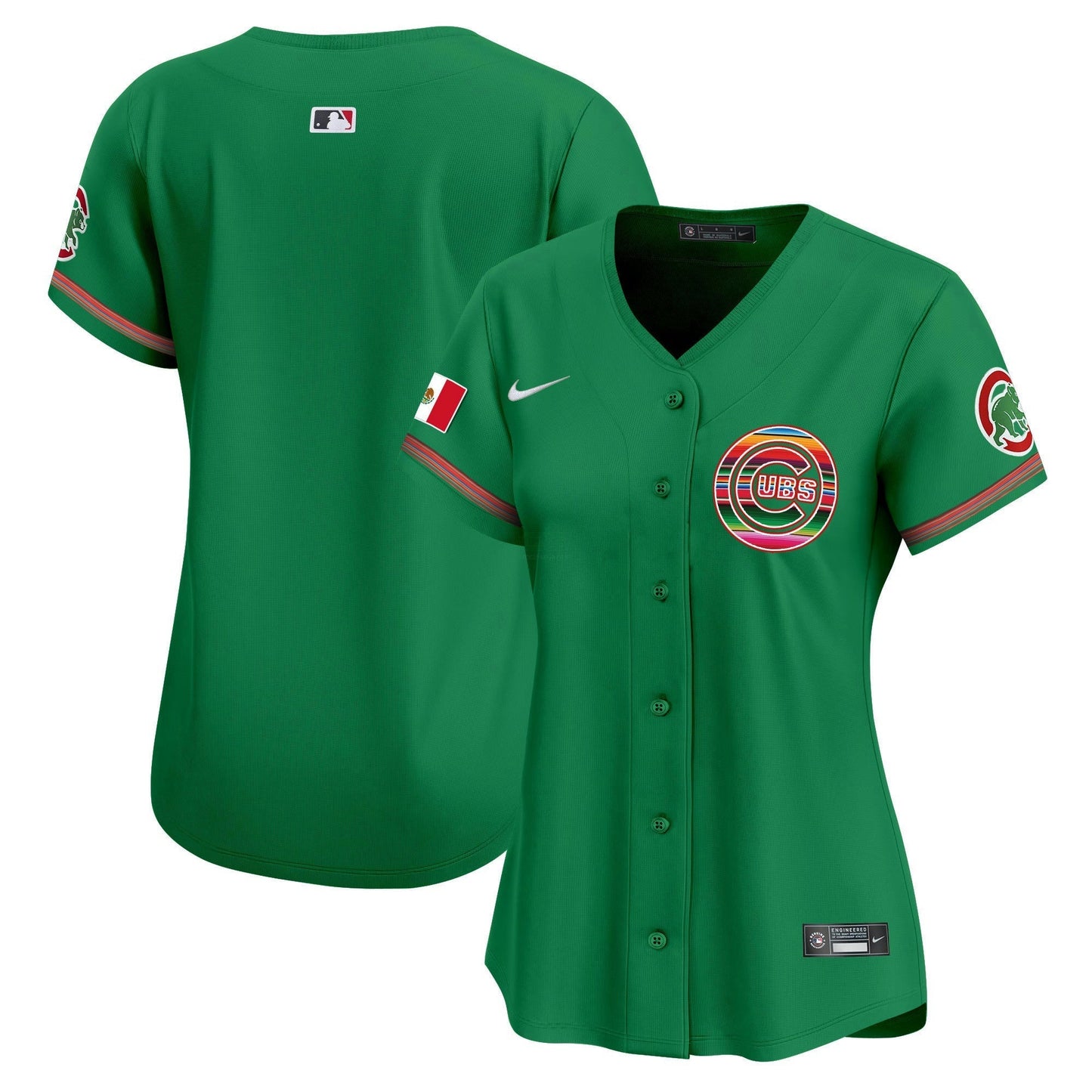 Camisa MLB Chicago Cubs Women’s Chicago Mexico Vapor Premier Limited Jersey