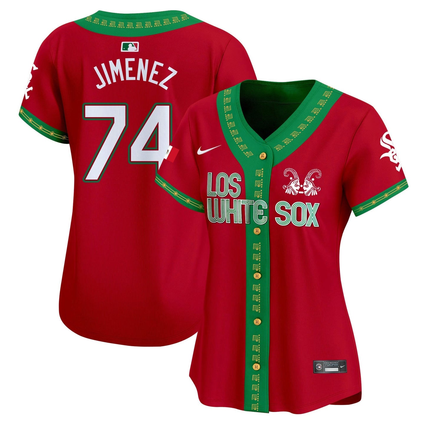 Camisa MLB Chicago White Sox Women’s Chicago Mexico Vapor Premier Limited Jersey