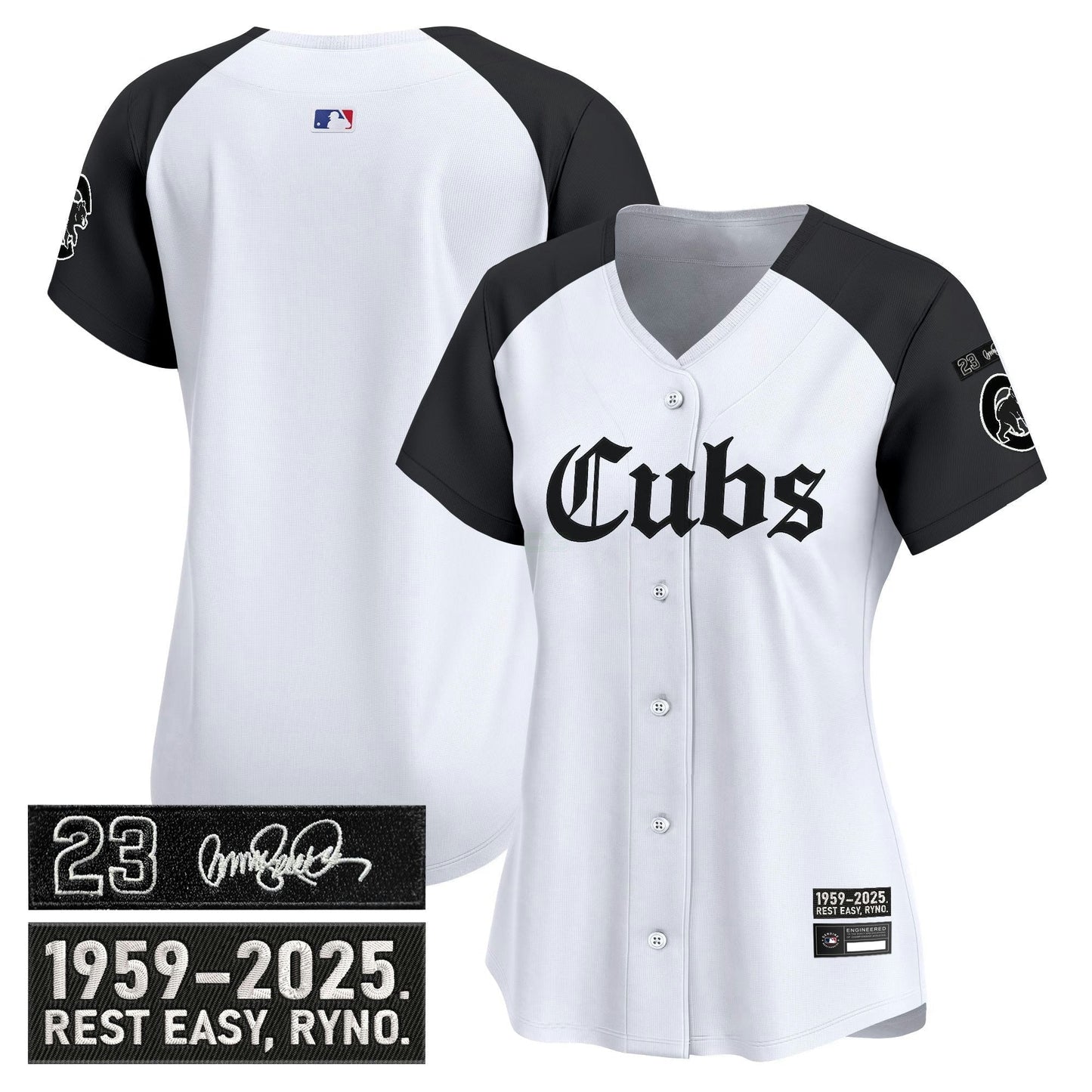 Camisa MLB Women’s Chicago ‘Ryne Sandberg Tribute’ Vapor Premier Limited Jersey – Gothic Edition