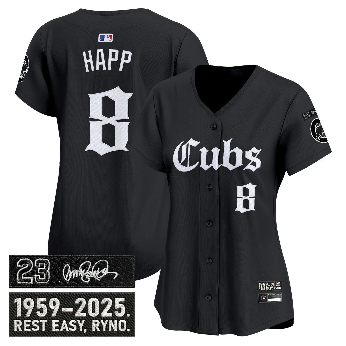 Camisa MLB Women’s Chicago ‘Ryne Sandberg Tribute’ Vapor Premier Limited Jersey – Gothic Edition