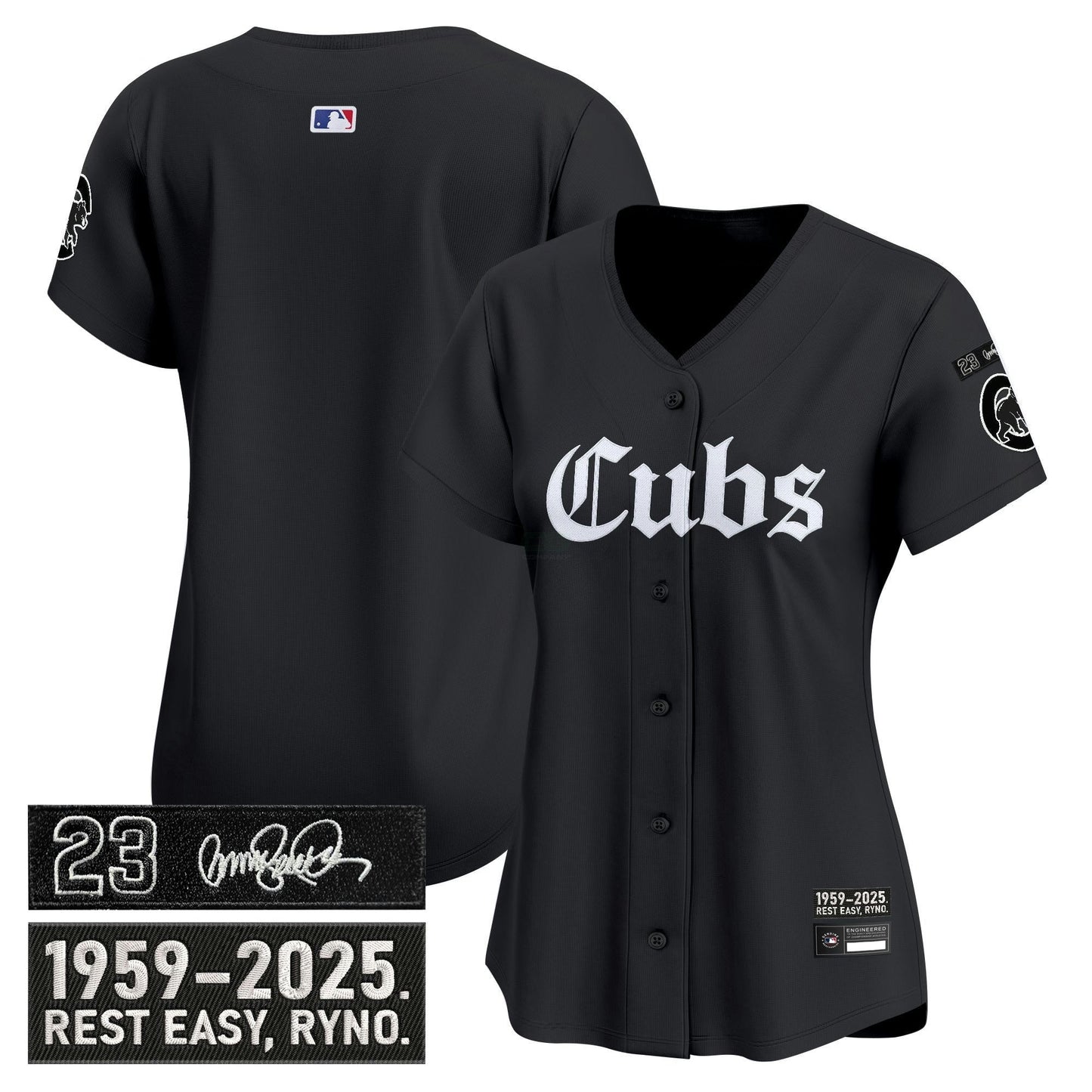 Camisa MLB Women’s Chicago ‘Ryne Sandberg Tribute’ Vapor Premier Limited Jersey – Gothic Edition