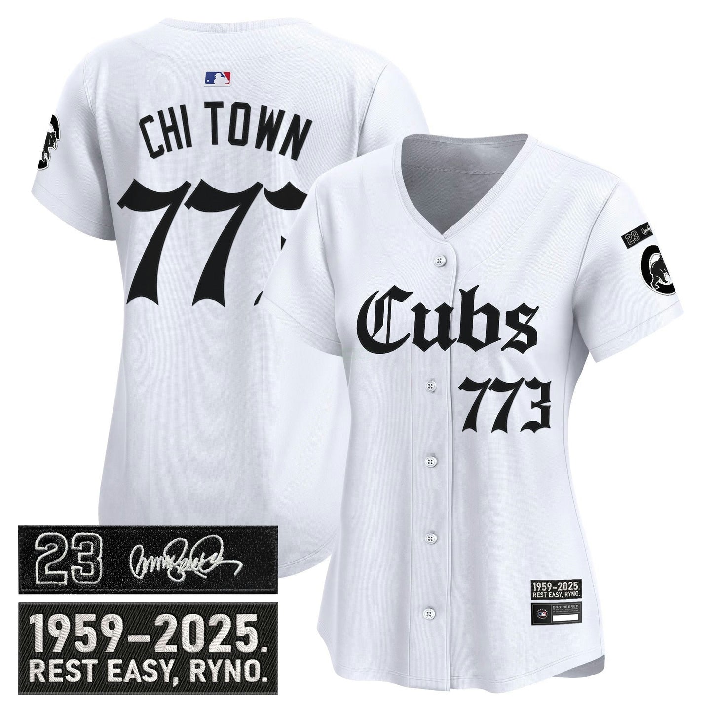 Camisa MLB Women’s Chicago ‘Ryne Sandberg Tribute’ Vapor Premier Limited Jersey – Gothic Edition