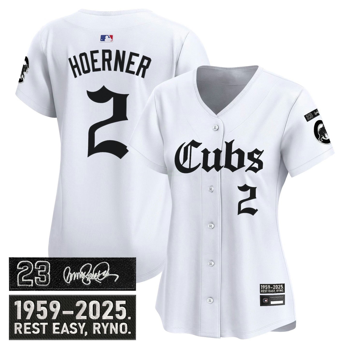 Camisa MLB Women’s Chicago ‘Ryne Sandberg Tribute’ Vapor Premier Limited Jersey – Gothic Edition