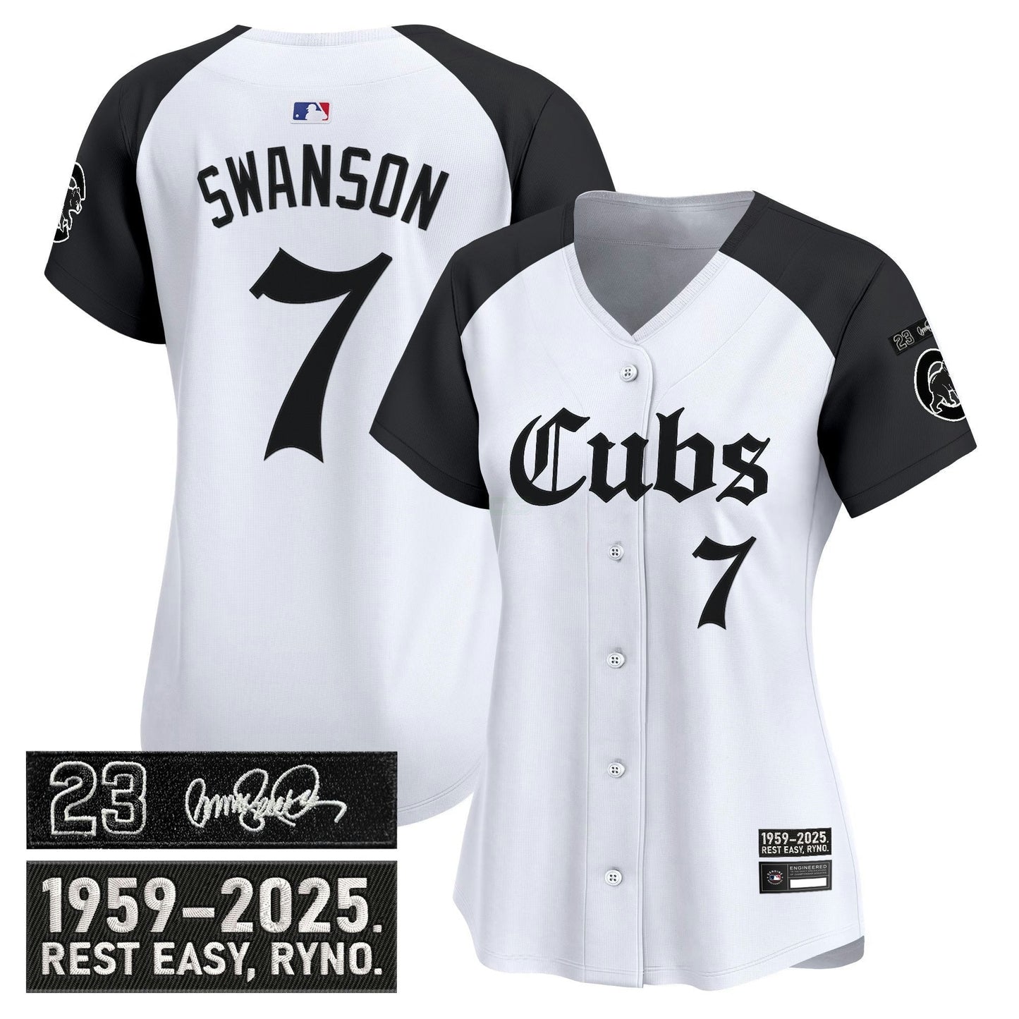 Camisa MLB Women’s Chicago ‘Ryne Sandberg Tribute’ Vapor Premier Limited Jersey – Gothic Edition