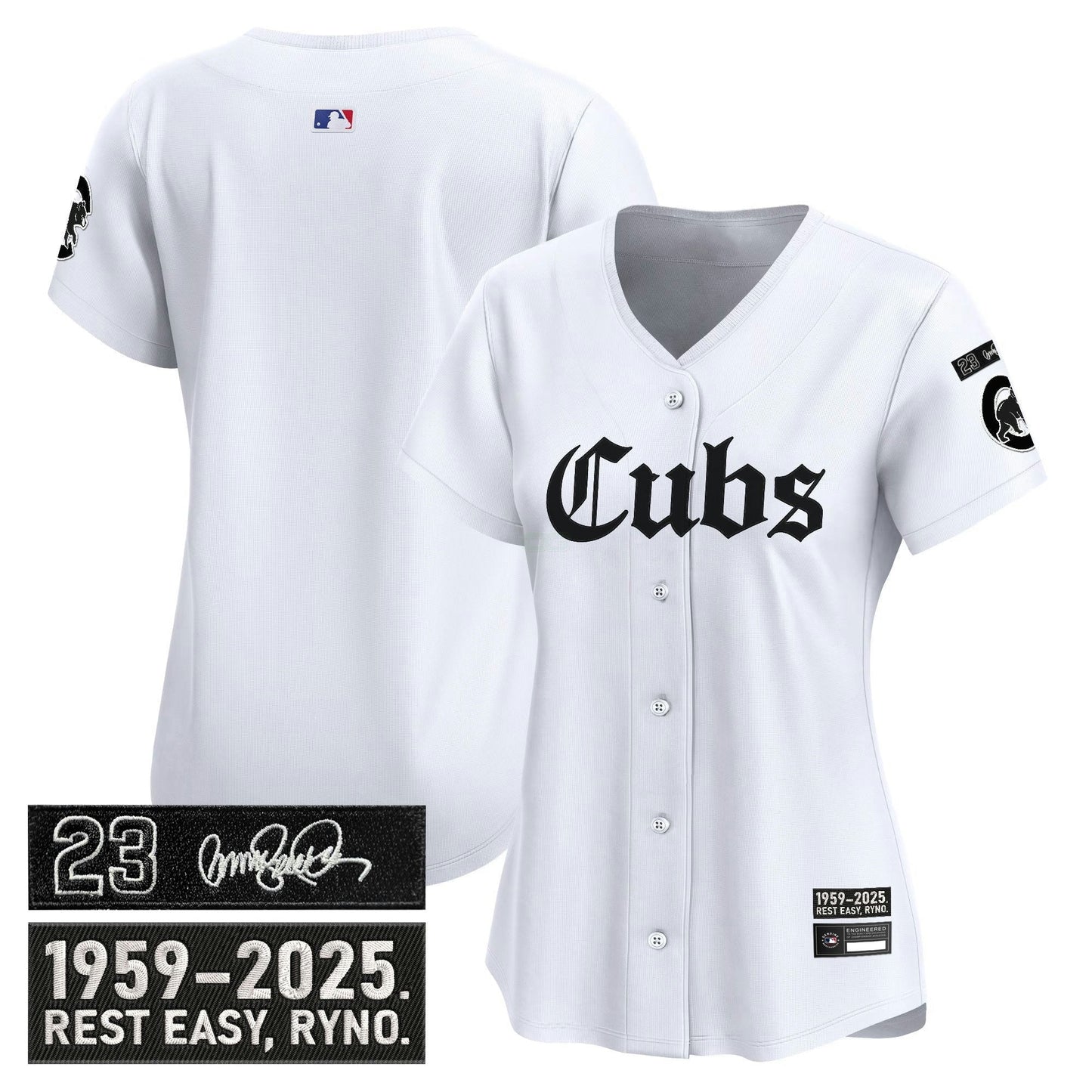 Camisa MLB Women’s Chicago ‘Ryne Sandberg Tribute’ Vapor Premier Limited Jersey – Gothic Edition